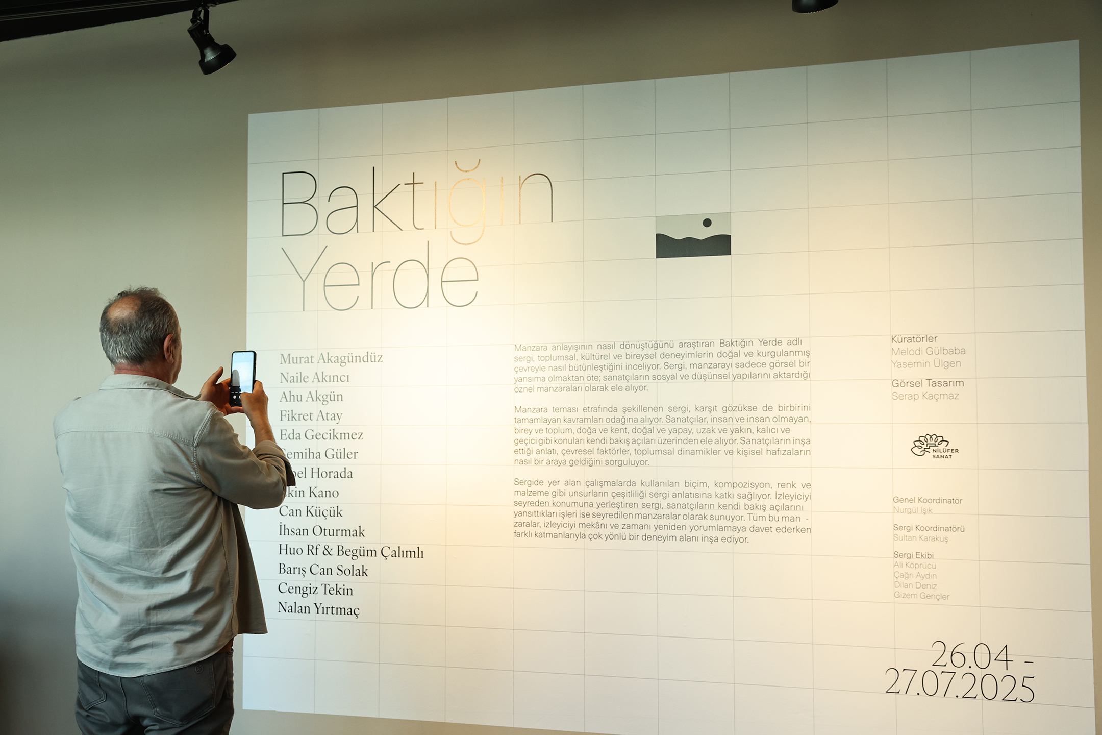 “BAKTIĞIN YERDE” SERGİSİ NİLÜFER’DE İZLENİME AÇILDI