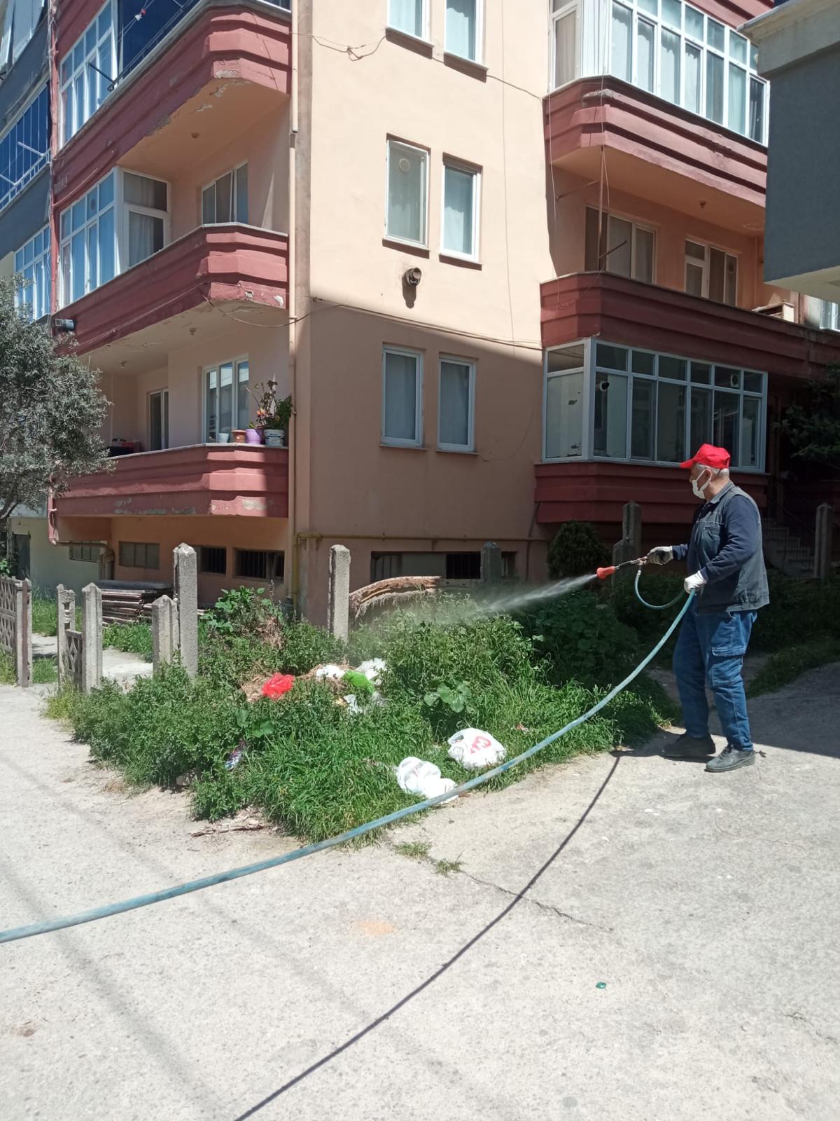 Karacabey Belediyesi’nden yabani otlara karşı etkin mücadele!