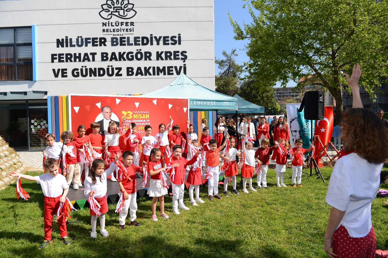 NİLÜFER’İN KREŞLERİNDE 23 NİSAN COŞKUSU