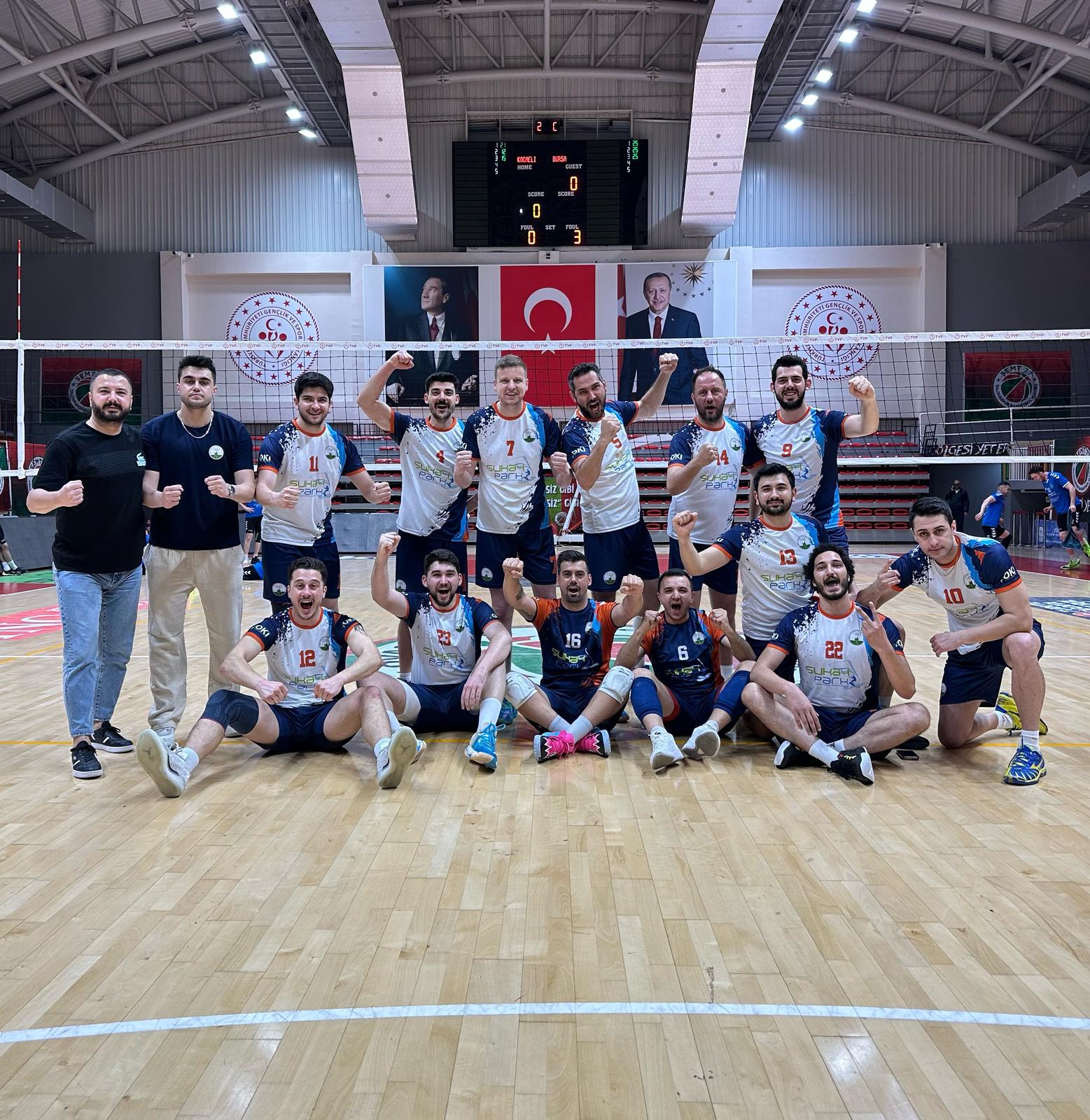 Osmangazi Belediyespor Erkekler Voleybol 2. Ligi’ne yükseldi