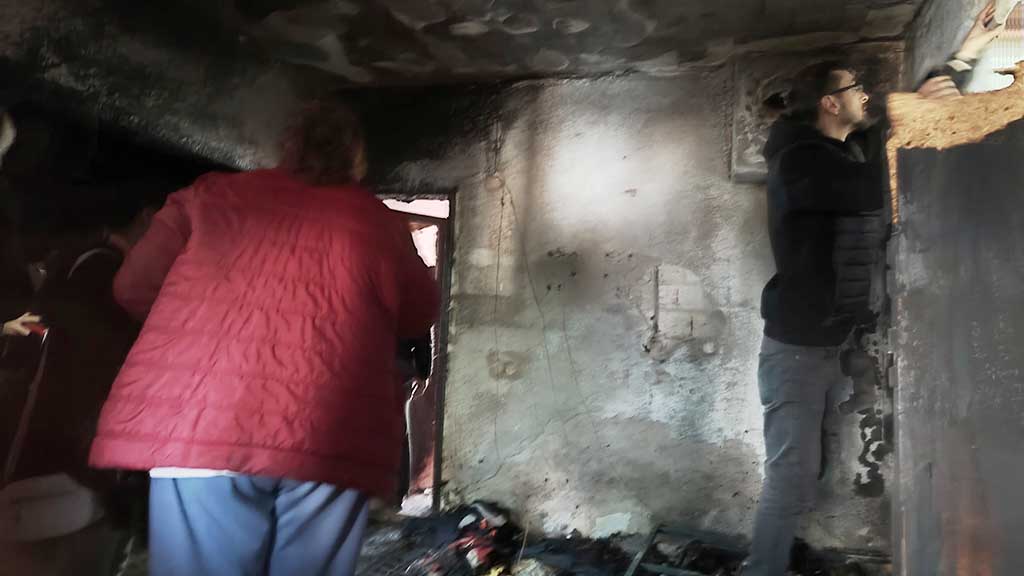 BAŞKAN ERCAN ÖZEL ACILI AİLENİN YANINDA