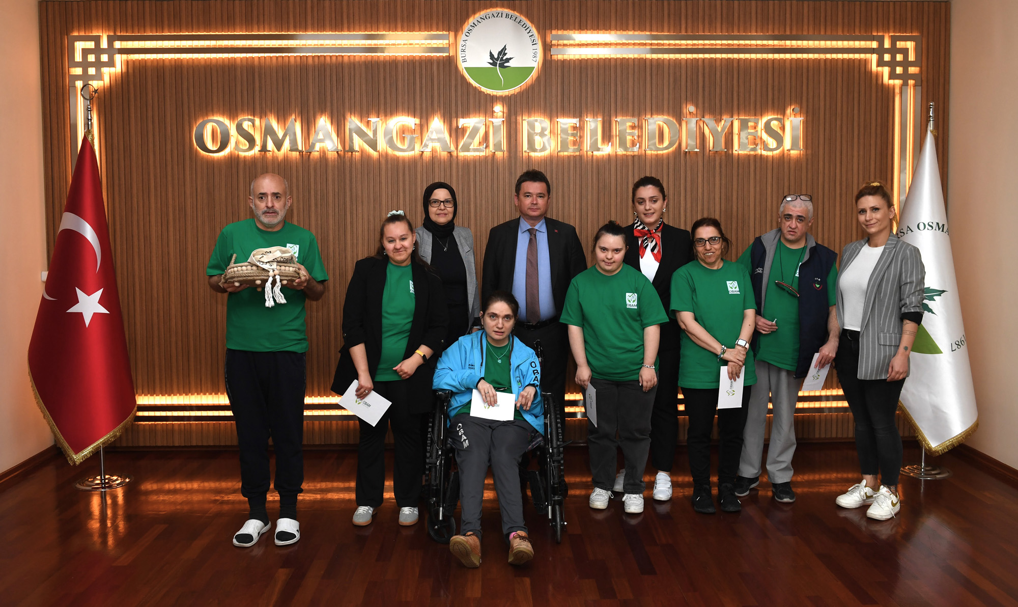 Başkan Aydın özel misafirlerini ağırladı