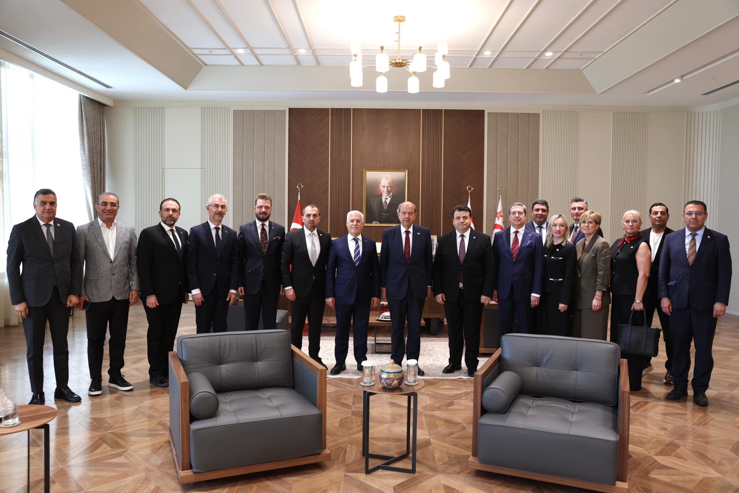 Başkan Bozbey’den KKTC Cumhurbaşkanı Ersin Tatar’a ziyaret