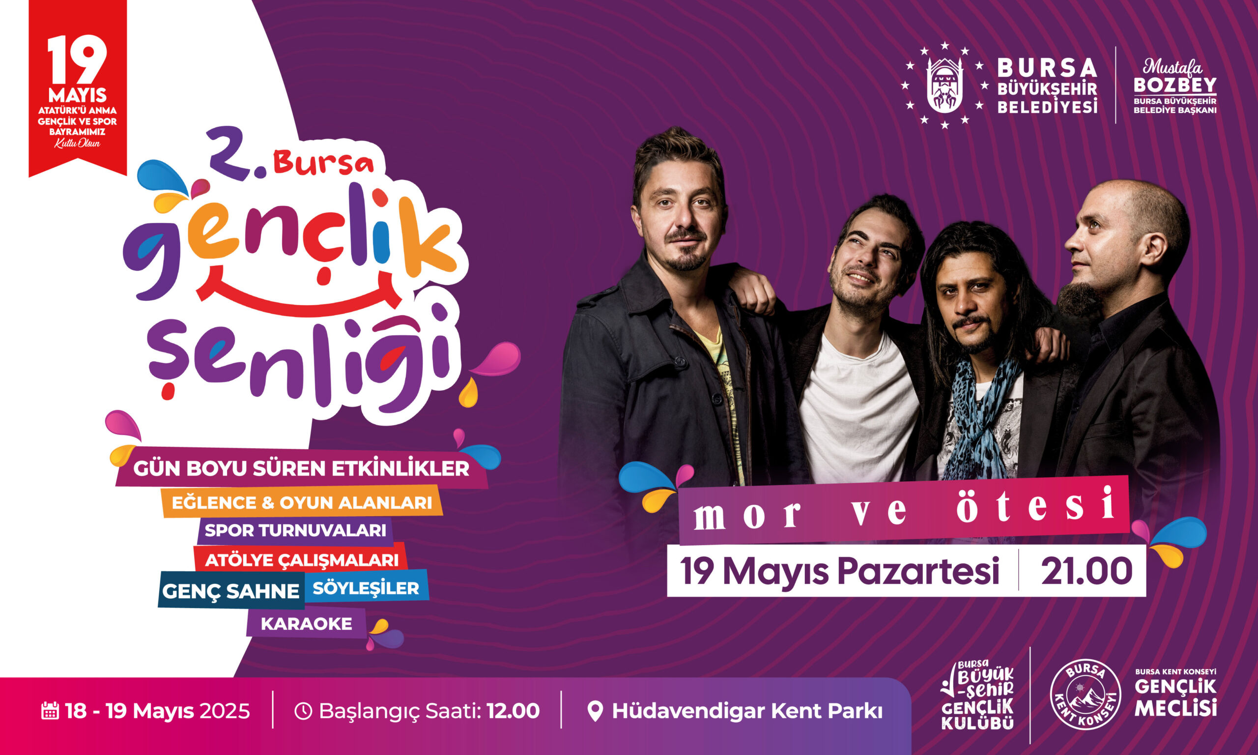 19 Mayıs, Büyükşehir’le doyasıya kutlanacak