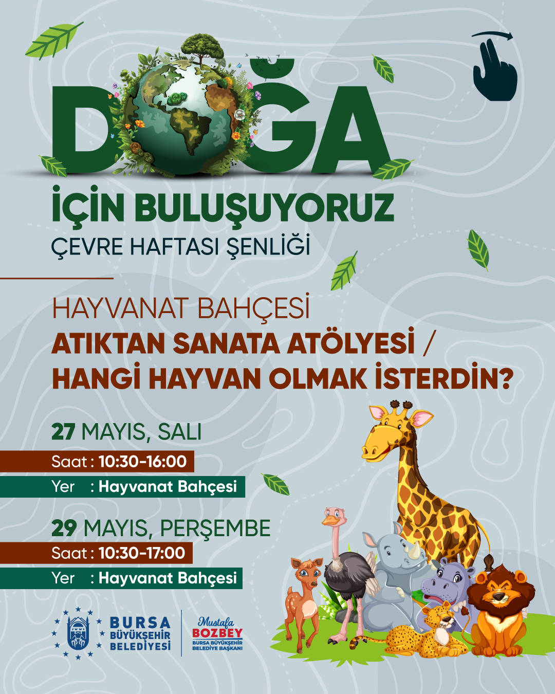 Bursa’da ‘Çevre Haftası Şenliği’ başlıyor