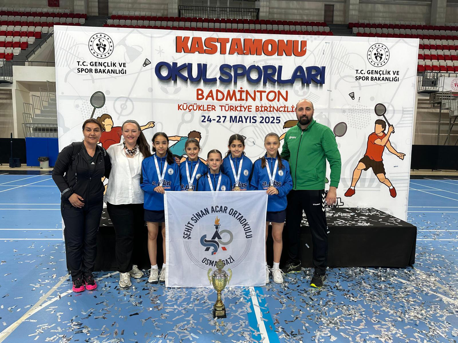 Osmangazili badmintonculardan namağlup şampiyonluk
