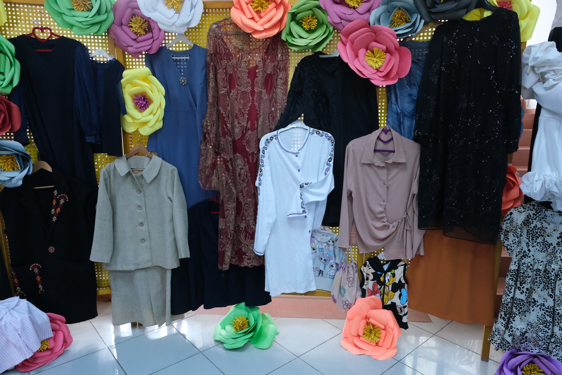 Çalılı kadınlar el emeklerini sergiledi