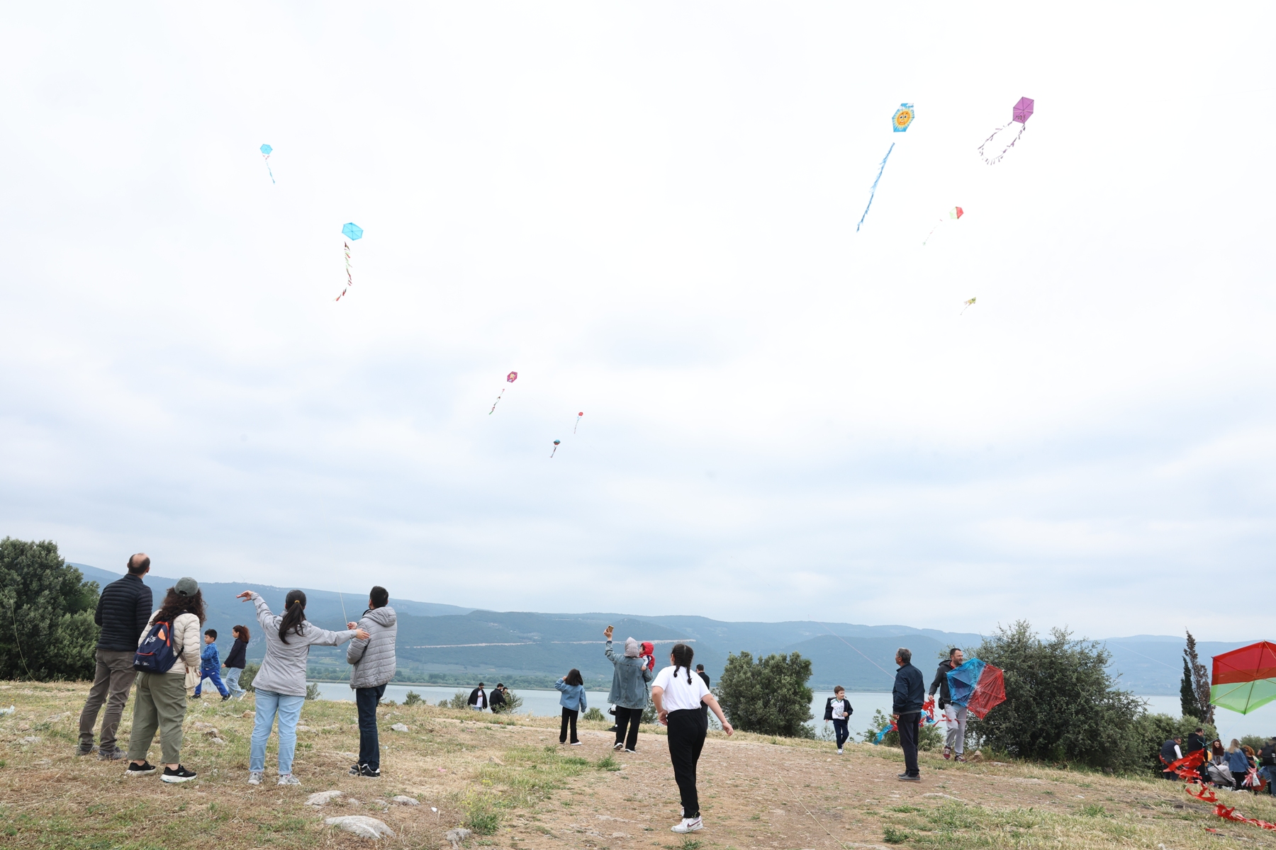 Nilüfer’de gökyüzü uçurtmalarla renklendi