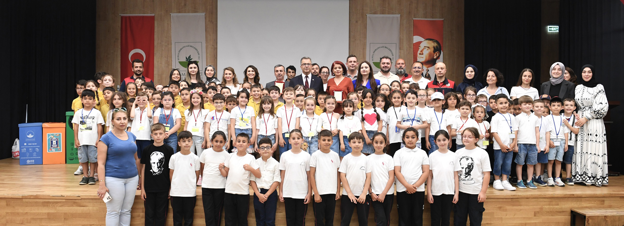 Osmangazi’de öğrenciler atık toplamak için yarıştı