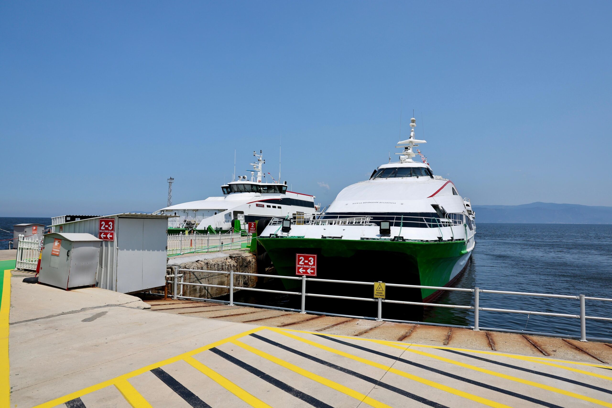 BUDO İskelesi modern yeni yüzüyle hizmete girdi