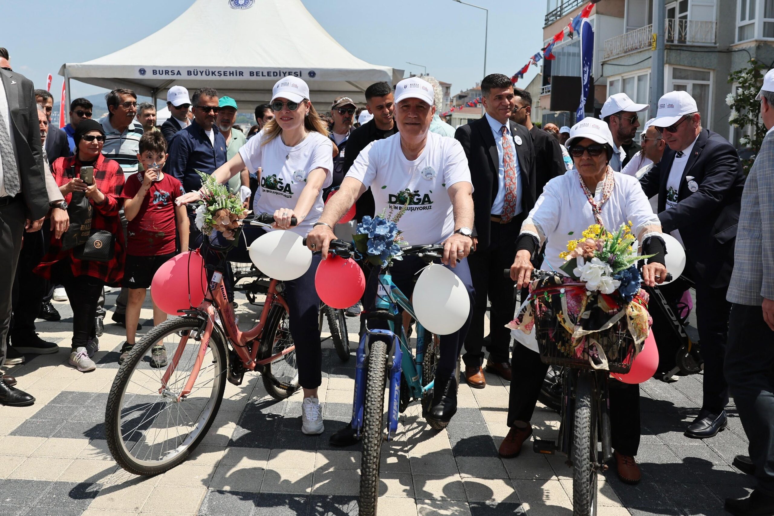 ‘Süslü Bisikletler’ ile temiz çevreye dikkat çekildi