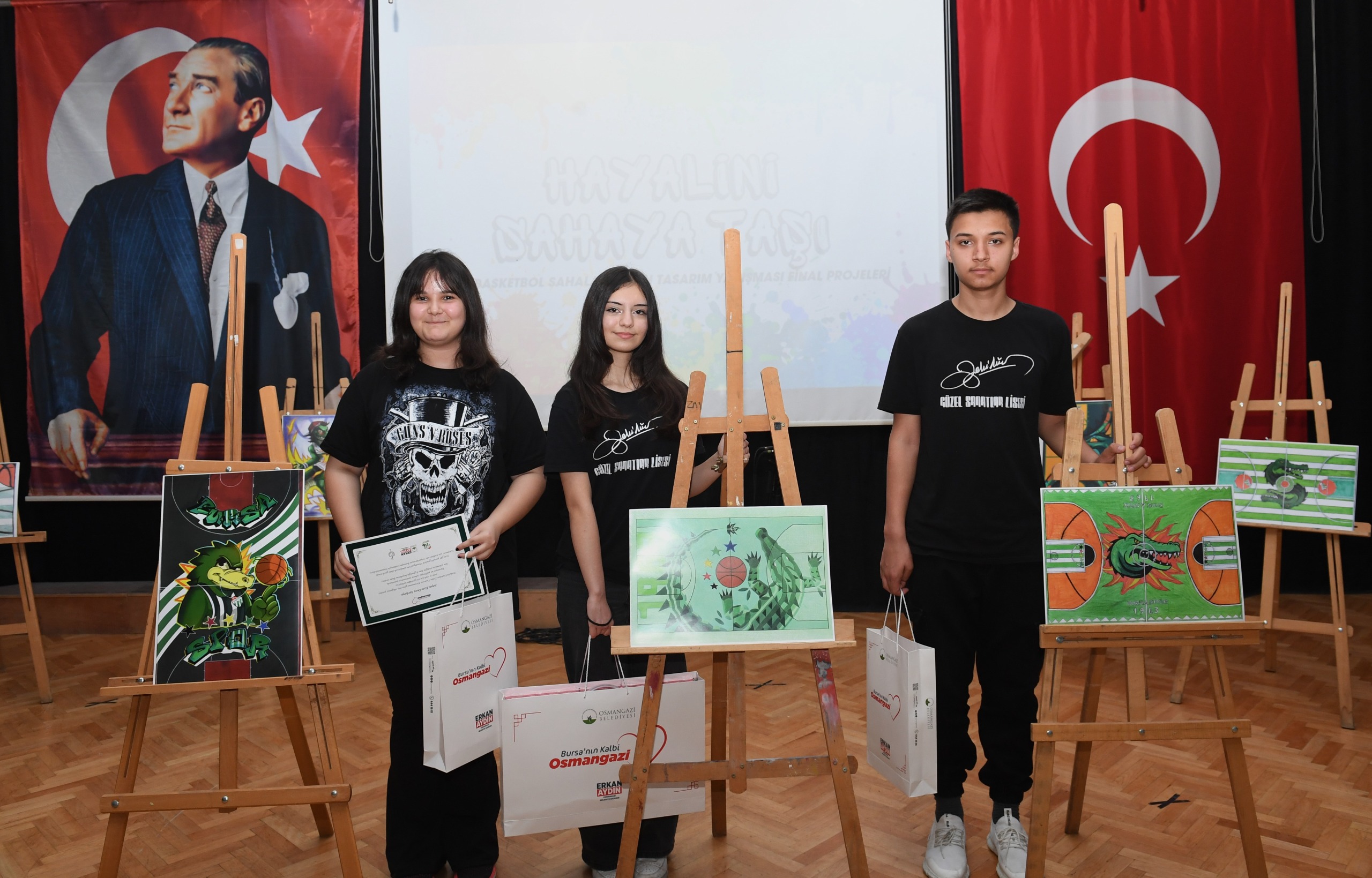 Basketbol sahalarını güzelleştirecek tasarımlar belli oldu