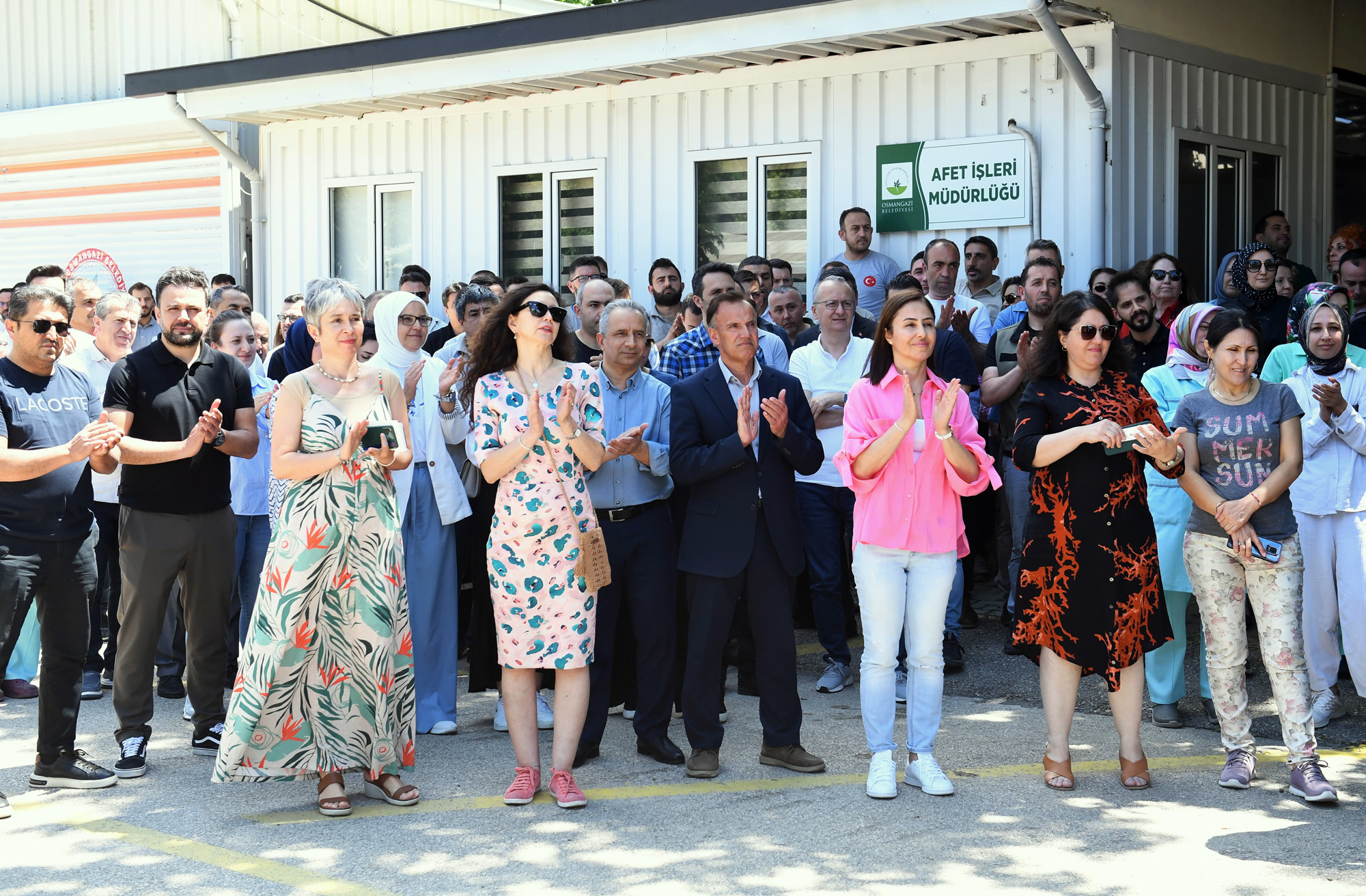 Başkan Aydın mesai arkadaşlarıyla bayramlaştı