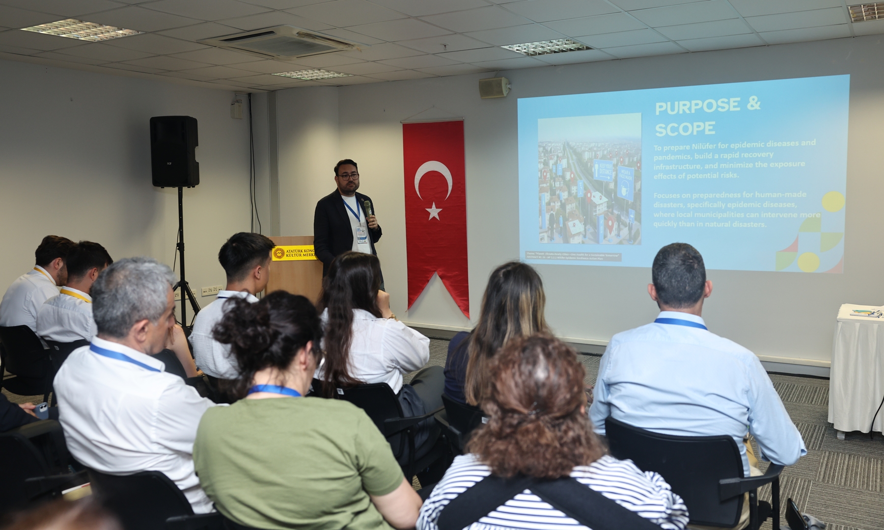 Nilüfer Belediyesi Dünya Sağlık Örgütü Konferansı’nda çalışmalarını paylaştı