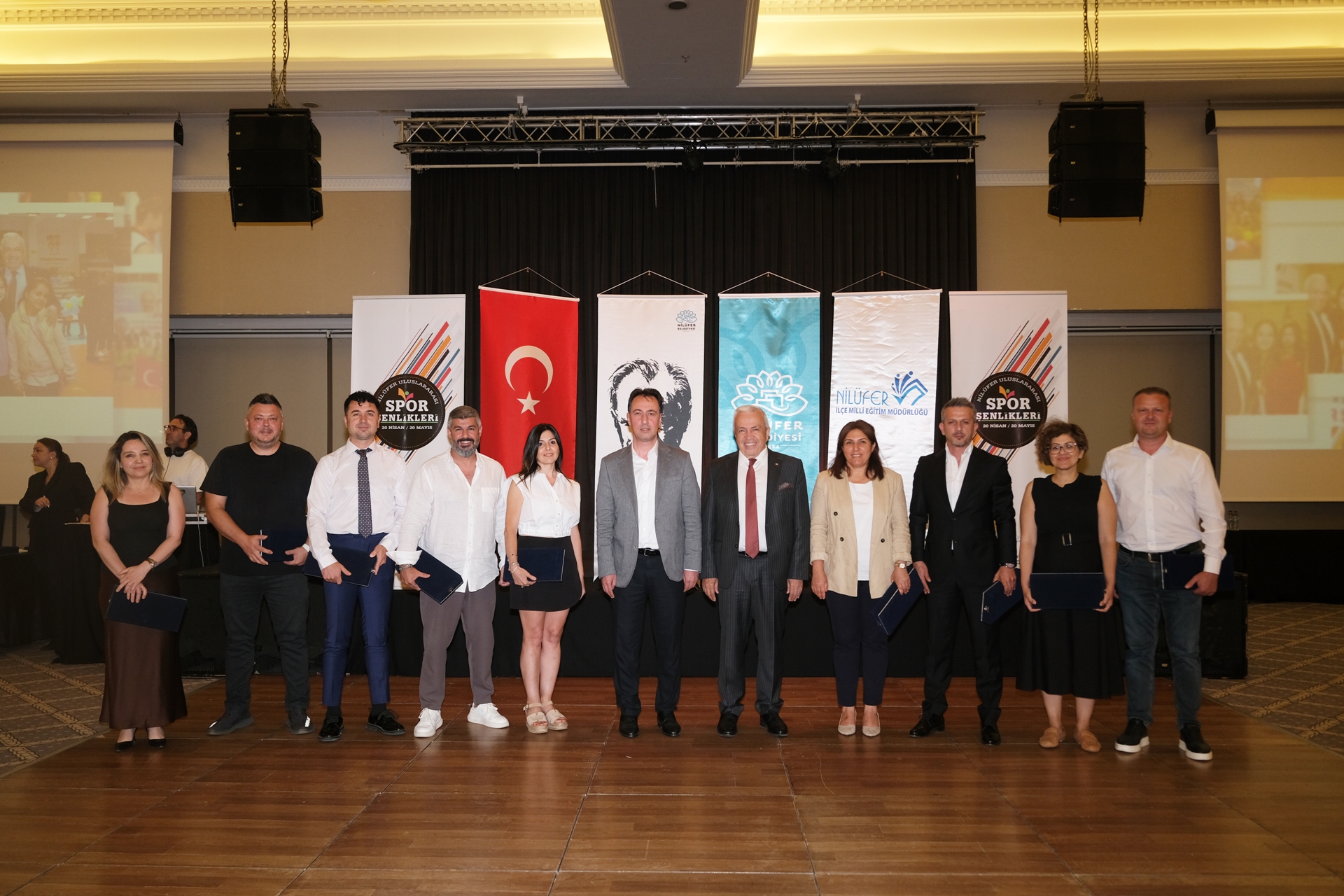 23. Nilüfer Uluslararası Spor Şenlikleri'ne emek verenler onurlandırıldı