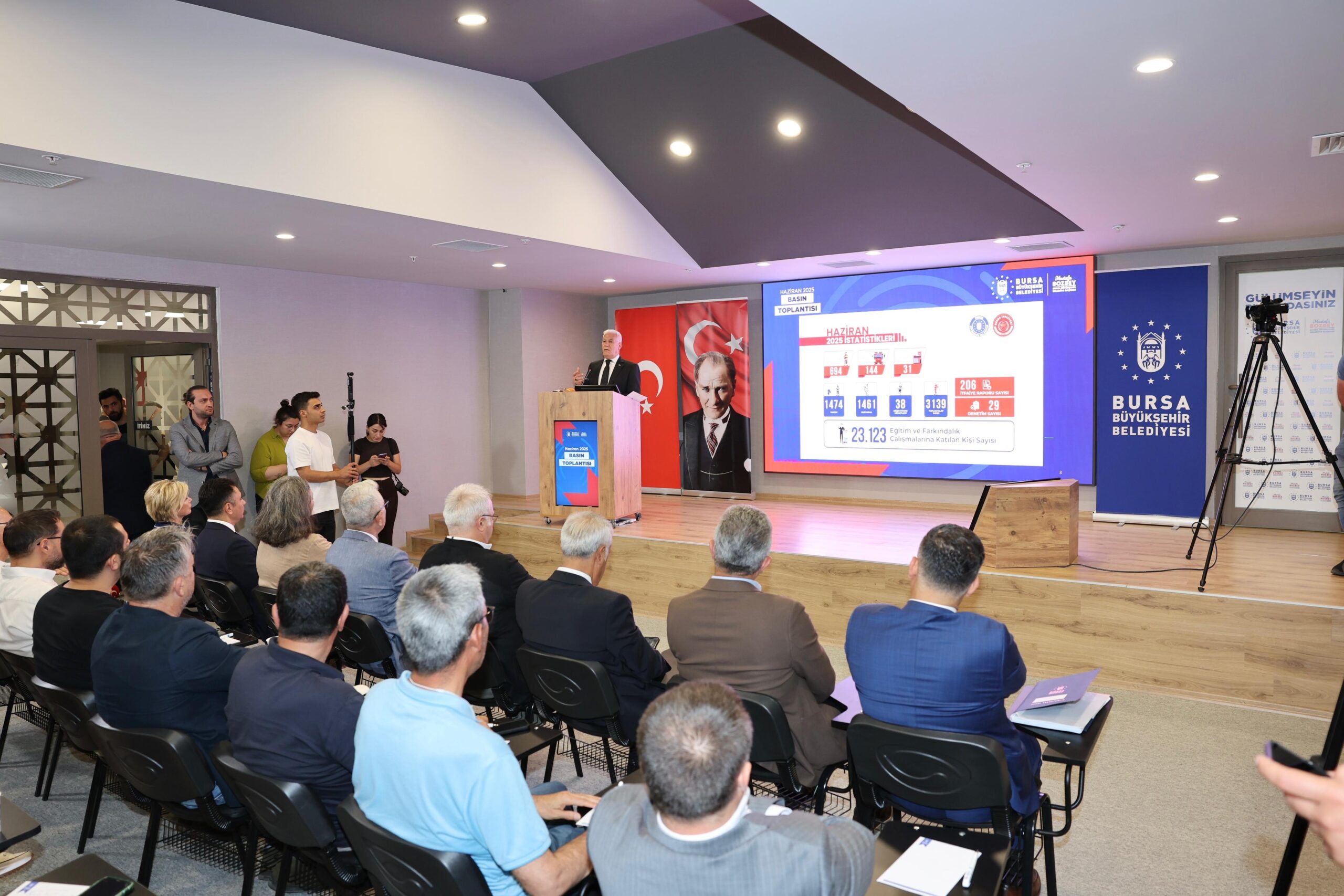 Bursa İtfaiyesi’nden Haziran ayında 3.139 olaya müdahale