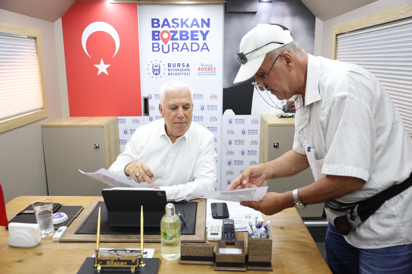 Başkan Bozbey: “Mazot desteğini çiftçimizle buluşturuyoruz”