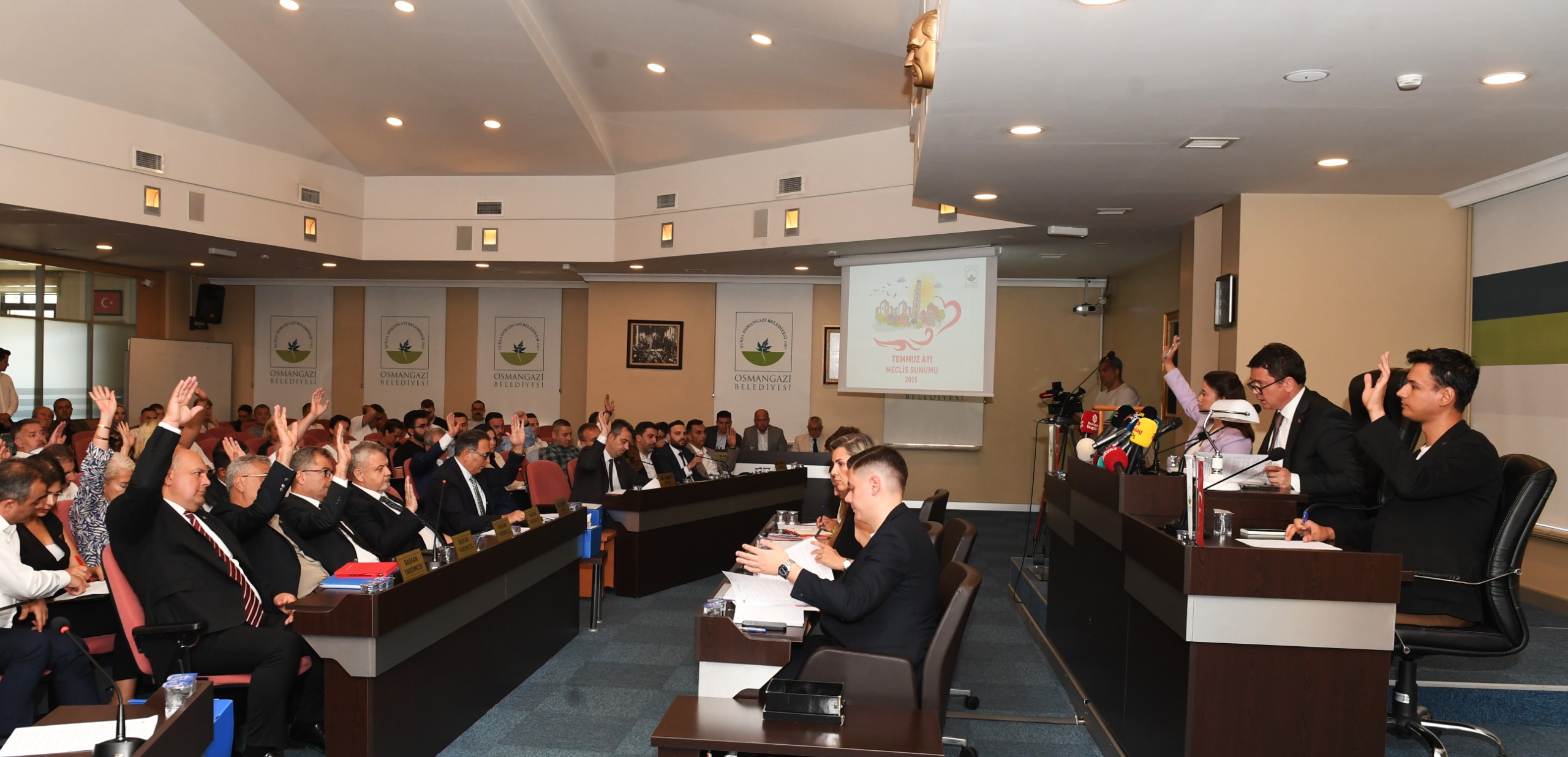 Osmangazi’de Temmuz Ayı Meclis Toplantısı gerçekleşti
