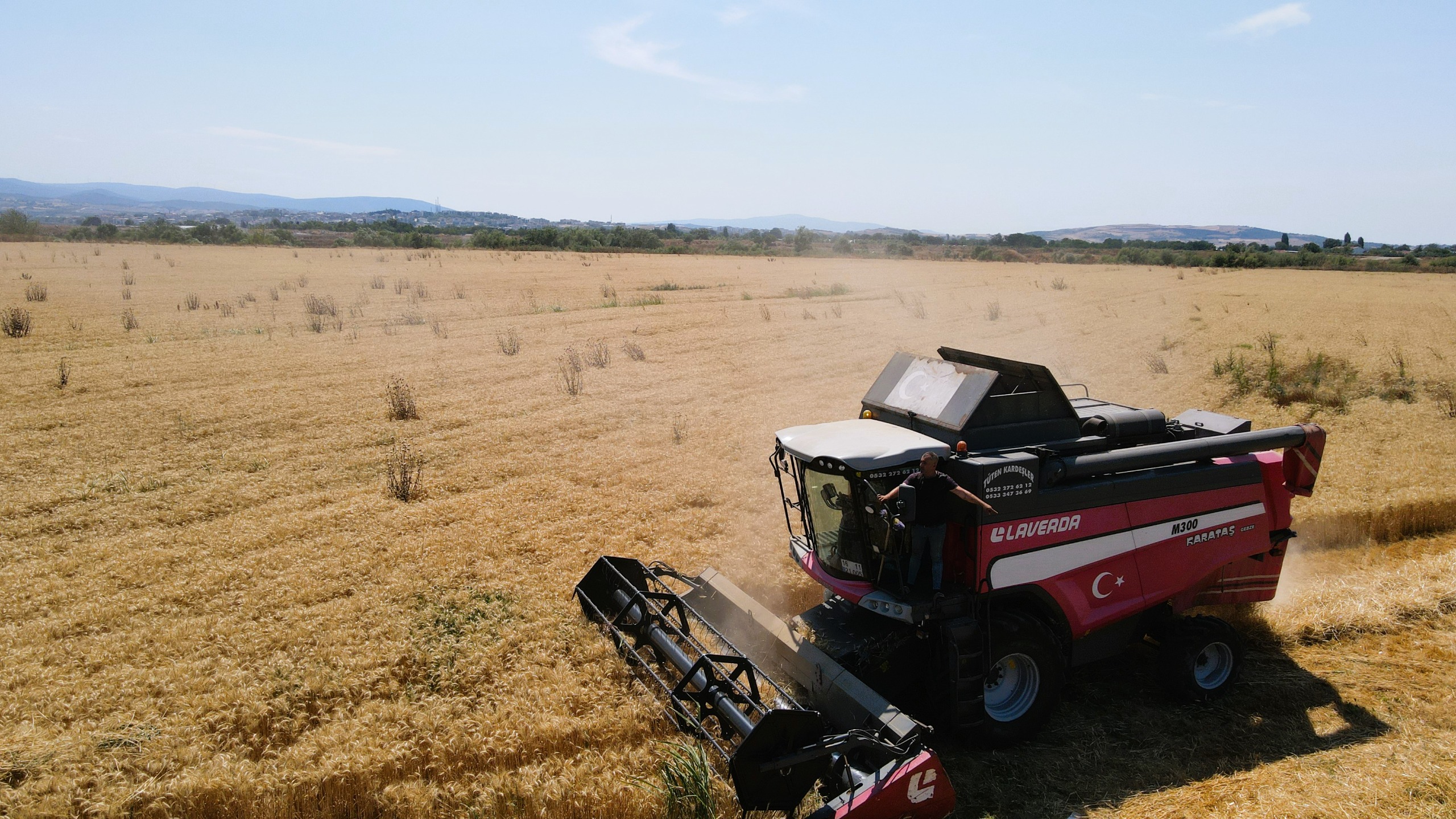 Mustafakemalpaşa’da Buğday Hasadı Başladı