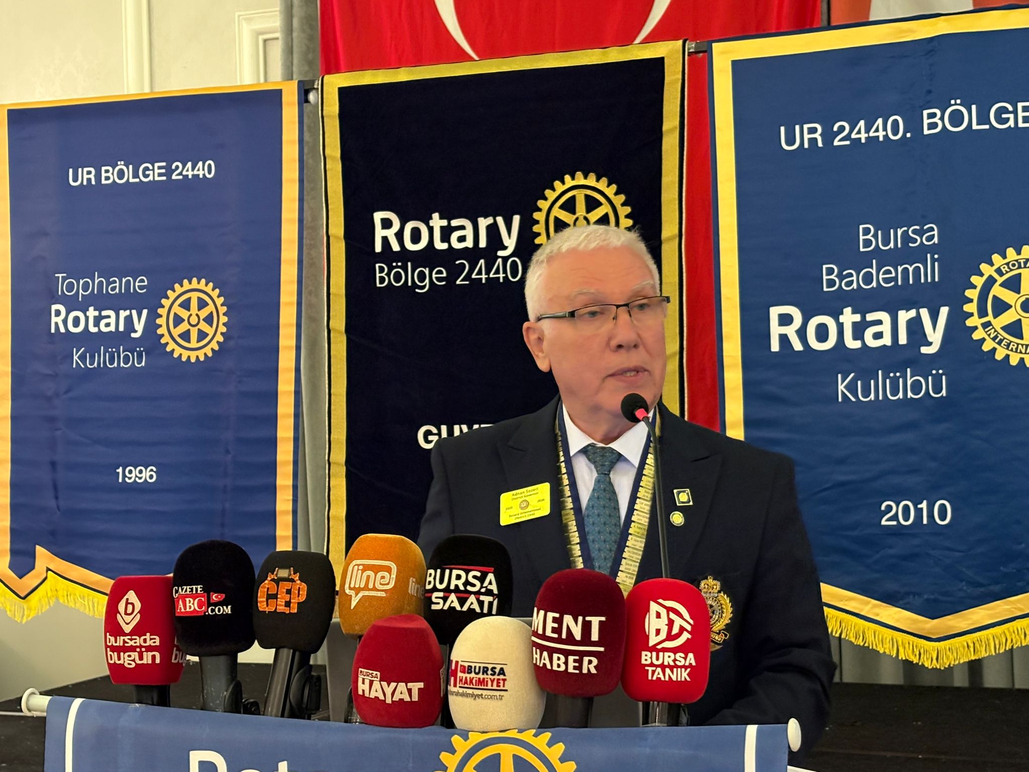 ROTARY BÖLGE 2440 FEDERASYONU YENİ DÖNEME BURSA’DAN “İYİLİK İÇİN BİRLEŞİN” ÇAĞRISIYLA BAŞLADI