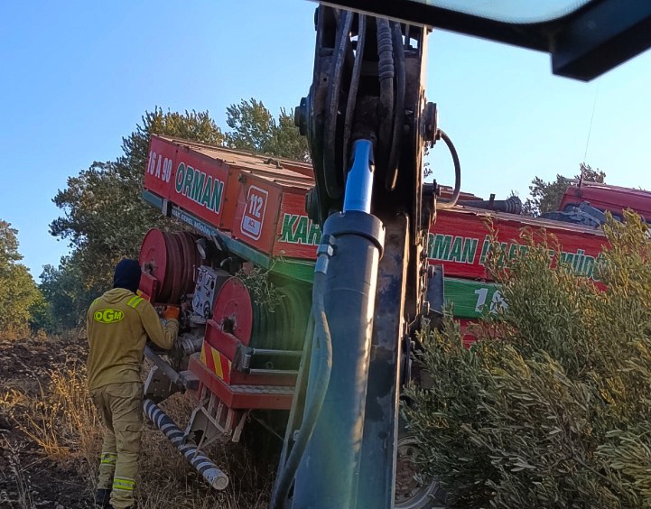 Karacabey Belediyesi felaketi önledi