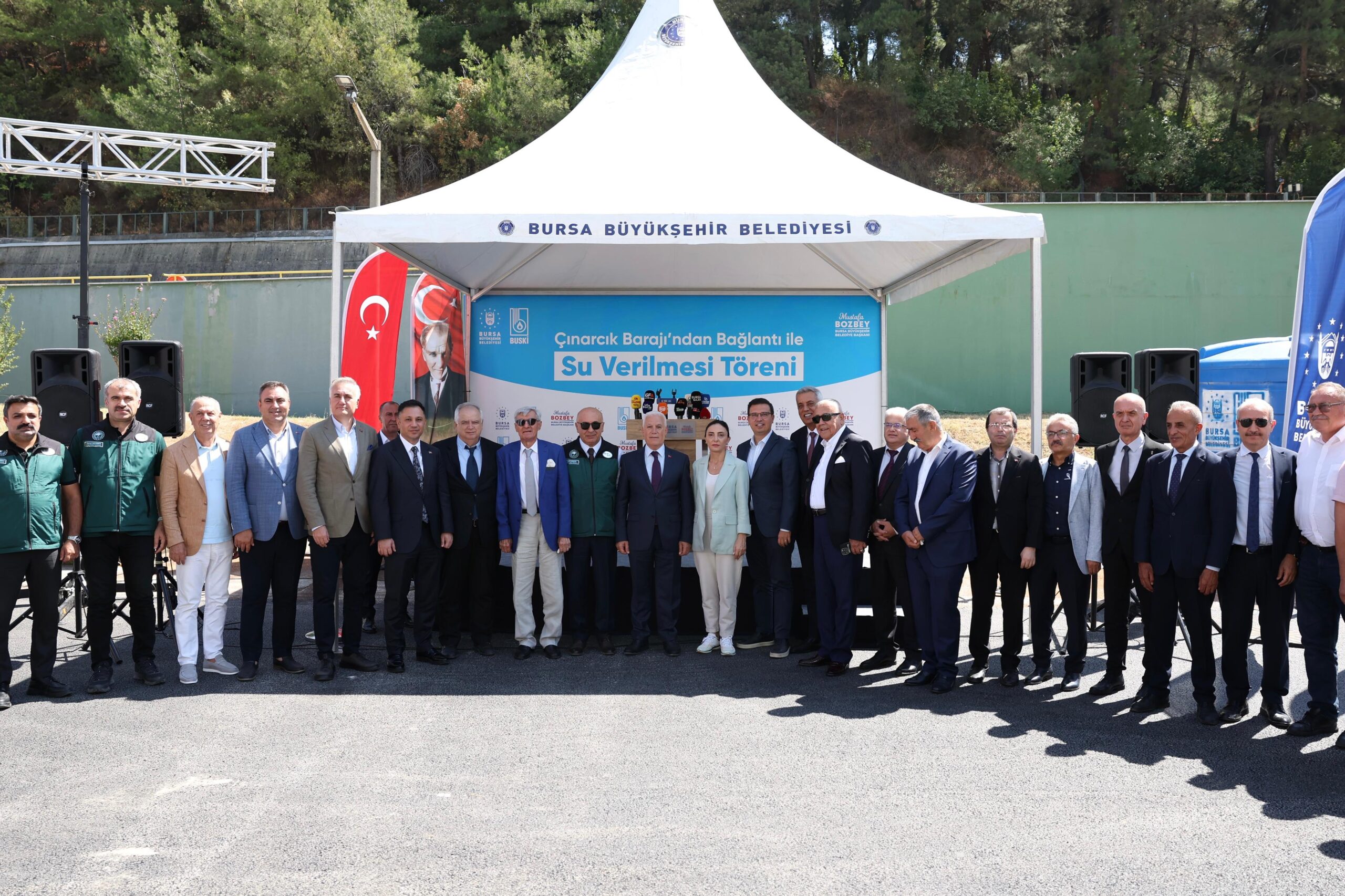 Bursa’ya can suyu olacak vana açıldı!