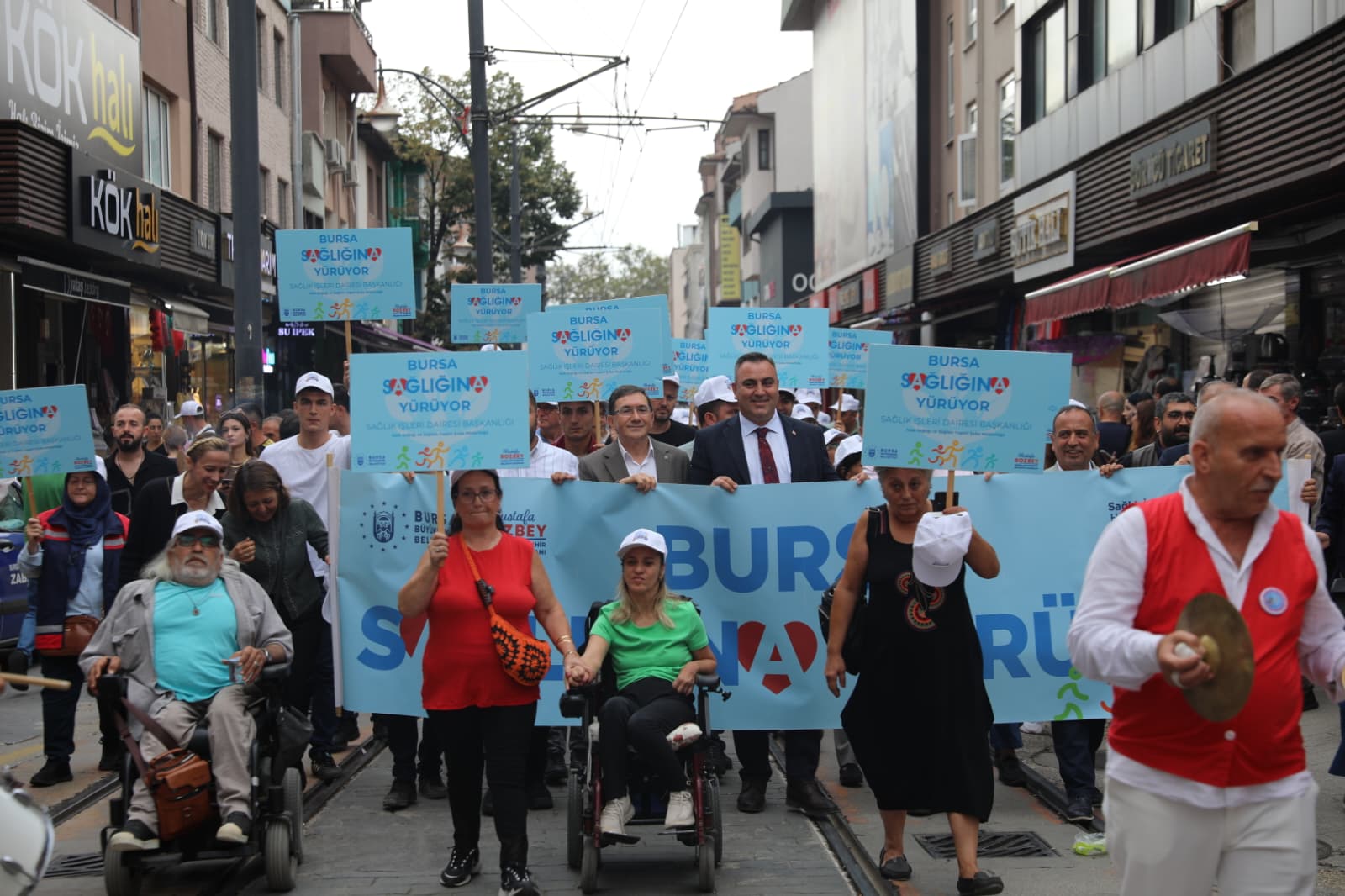 Bursalılar, sağlık için yürüdü