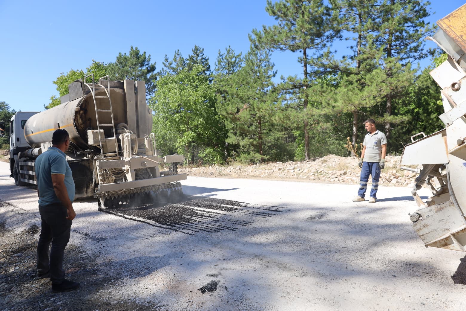Dağ ilçelerinde ulaşıma konfor geldi