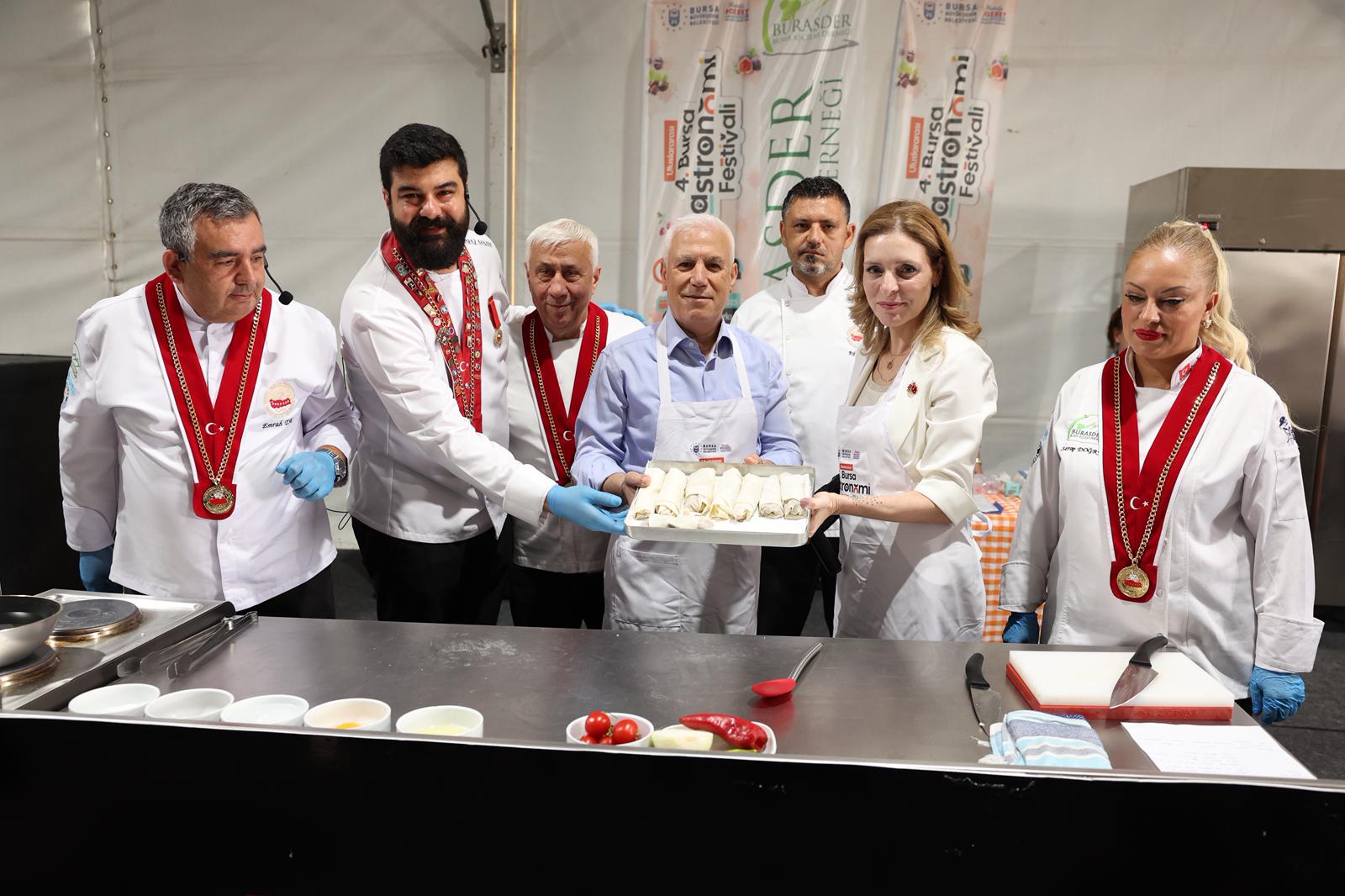 Gastronomi Festivali Bursa’yı dünya sofrasına taşıdı