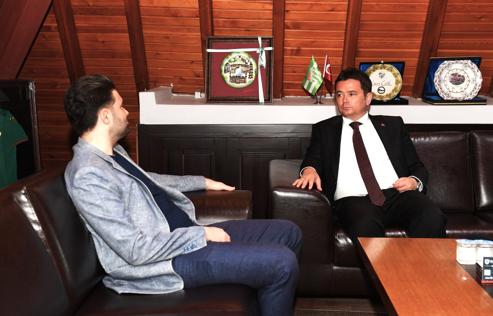 Başkan Erkan Aydın’dan Bursaspor’a ziyaret