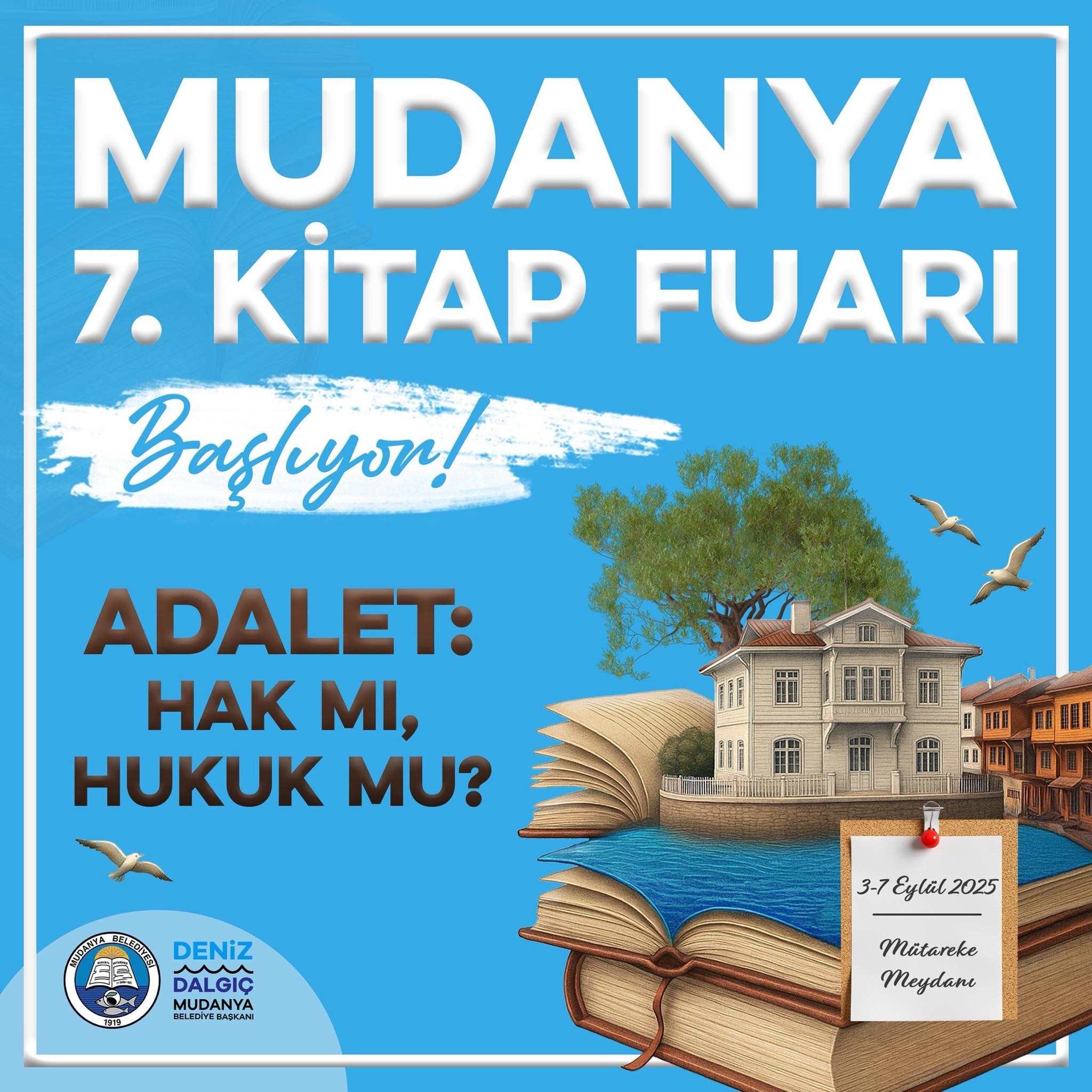 MUDANYA 7. KİTAP FUARI BAŞLIYOR