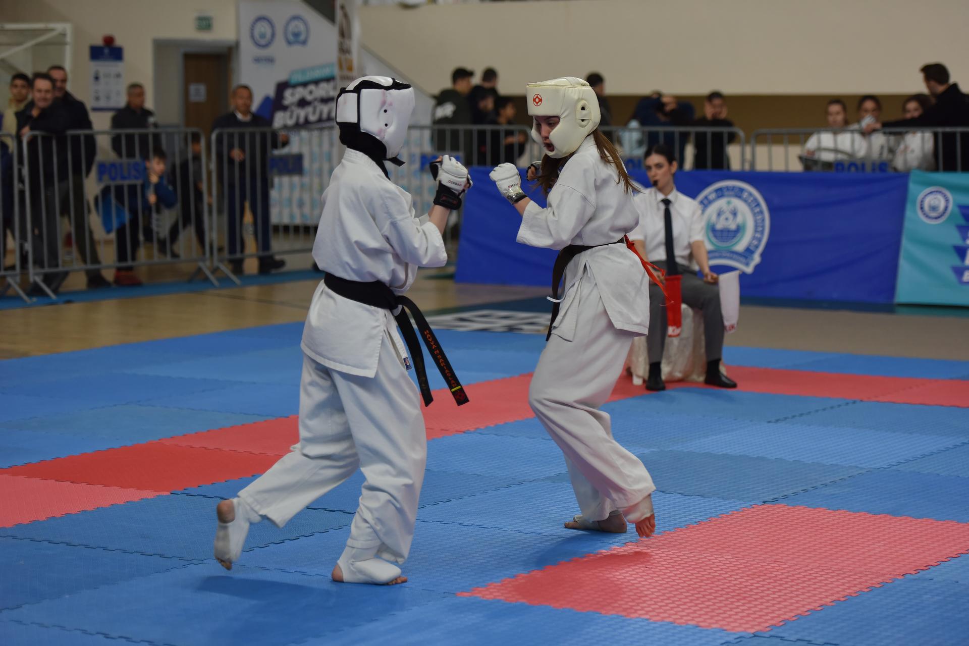 YILDIRIMLI KARATECİLERDEN MADALYA YAĞMURU