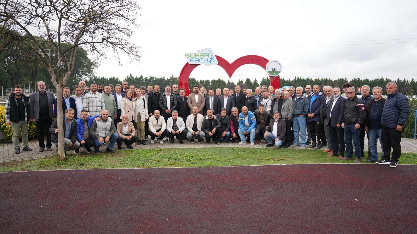 Başkan Aydın amatör spor kulüplerinin başkanlarıyla bir araya geldi