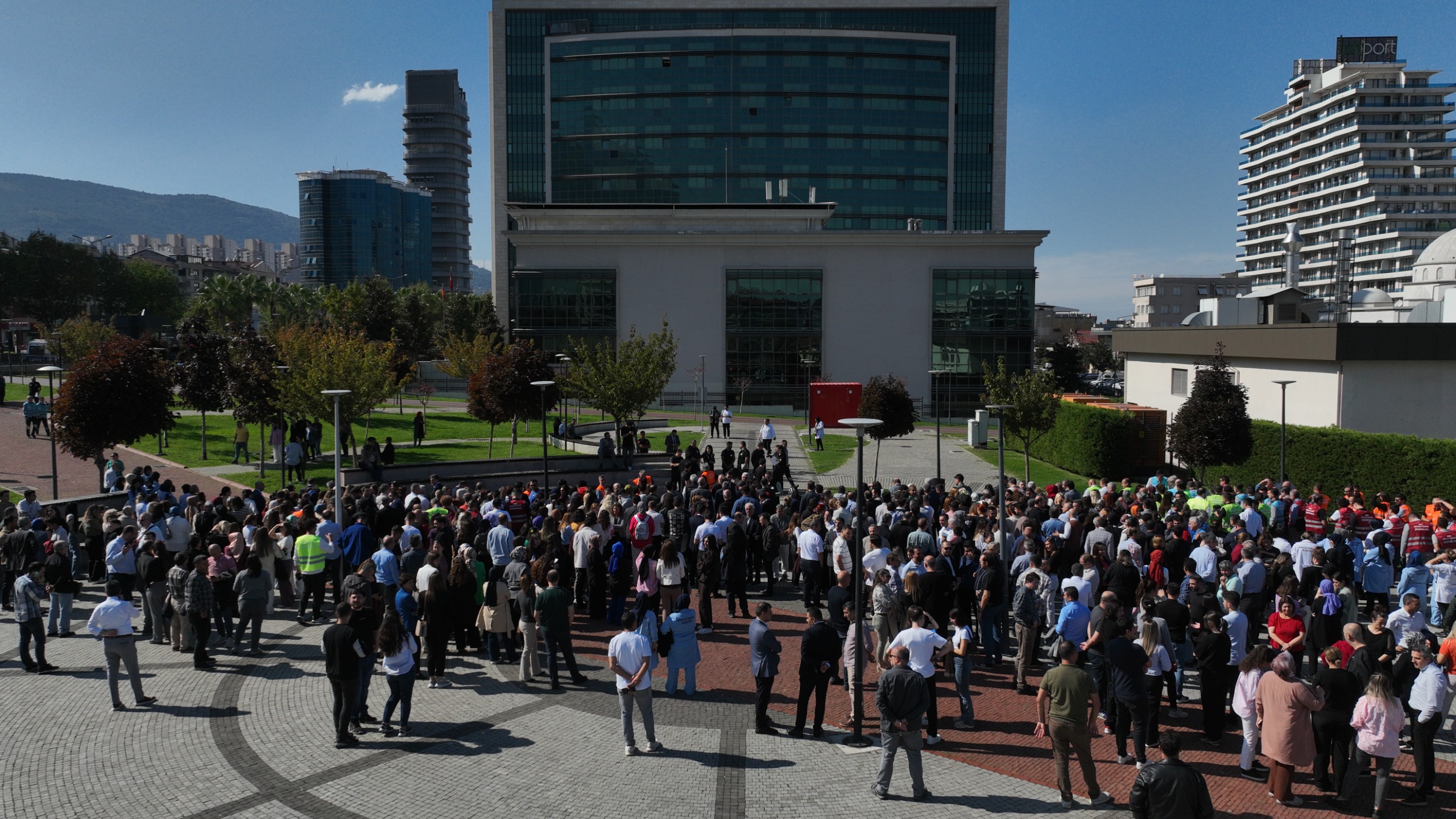 Büyükşehir Belediyesi’nde gerçeği aratmayan tatbikat