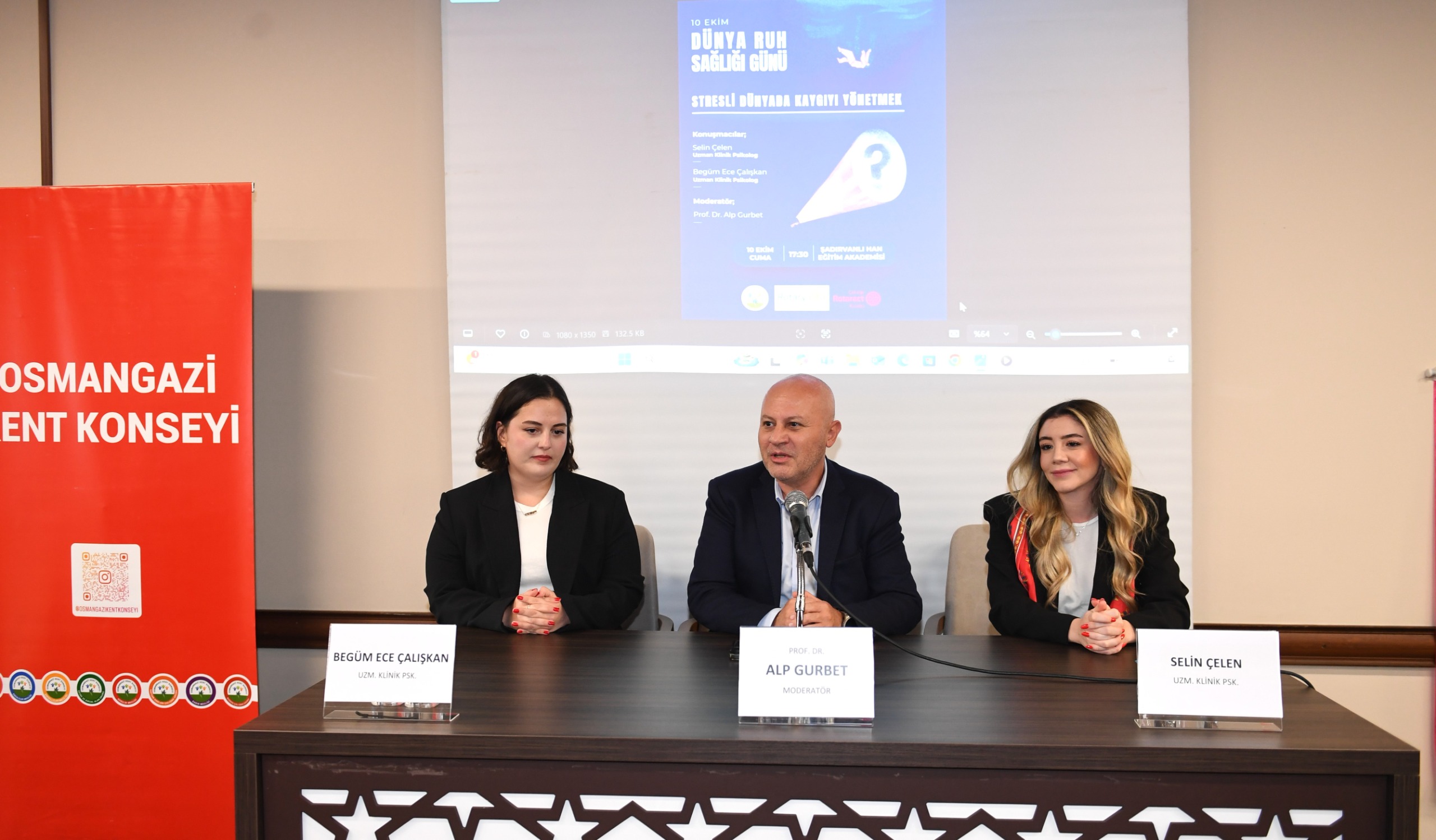 Ruh sağlığı ve kaygının önemini Osmangazi’de konuşuldu