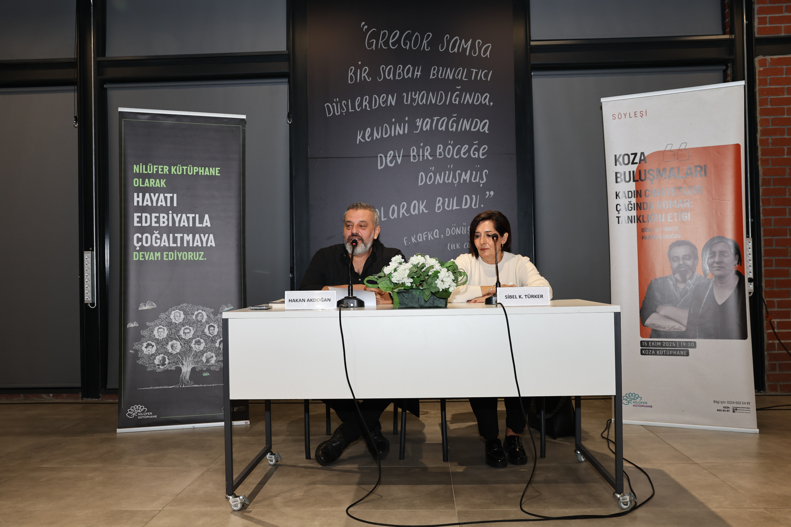 Koza Buluşmaları’nda kadına yönelik şiddet ve edebiyat konuşuldu