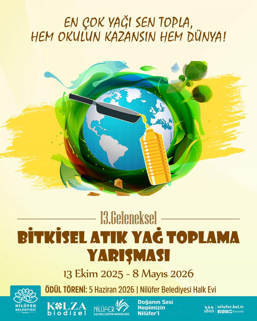 Nilüferli öğrenciler çevre için yarışacak