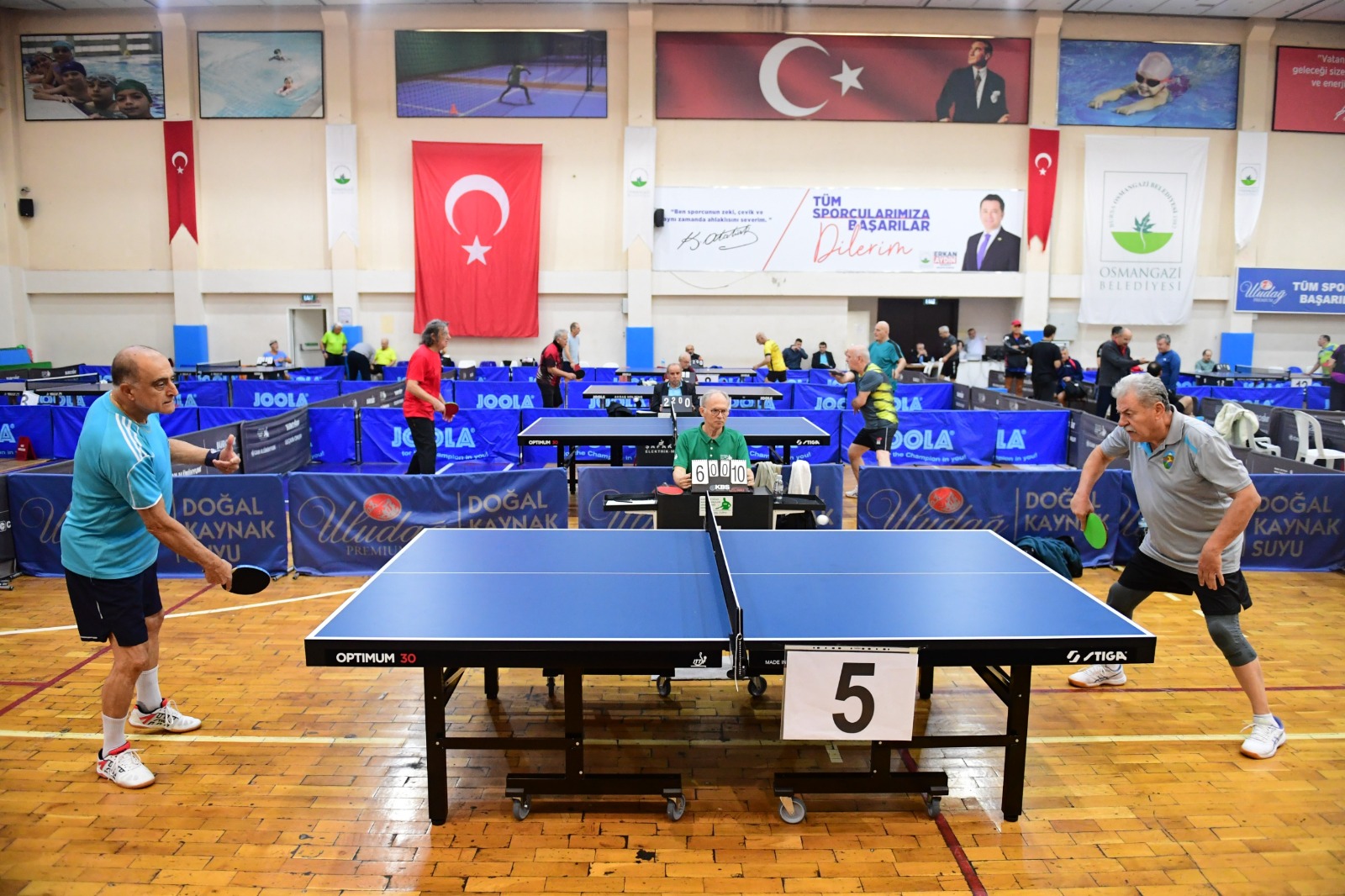 Ulusal Bursa Veteran Masa Tenisi Turnuvası Sona Erdi