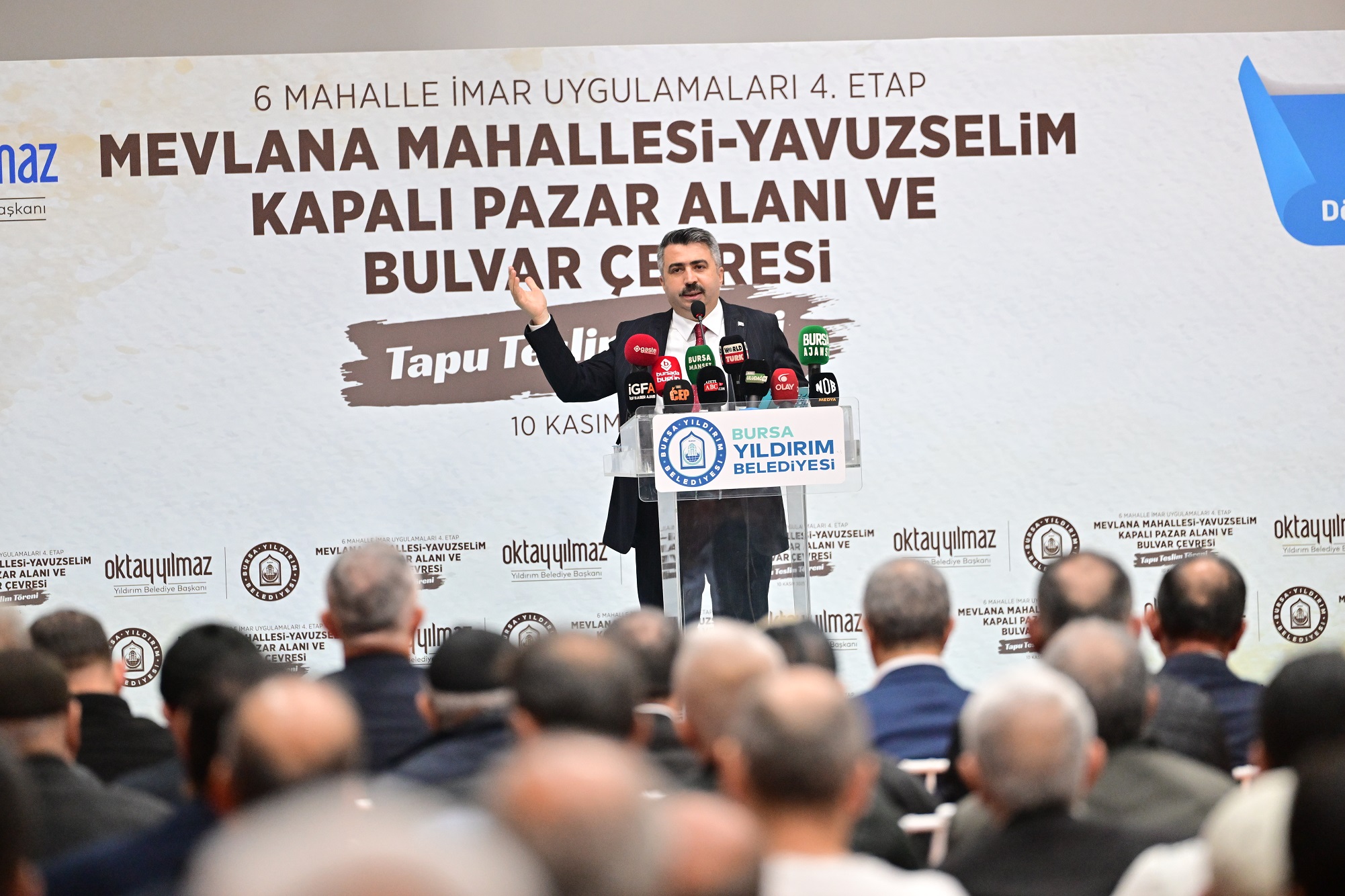 YILDIRIM BELEDİYESİ’NDEN 5 BİN 867 TAPU