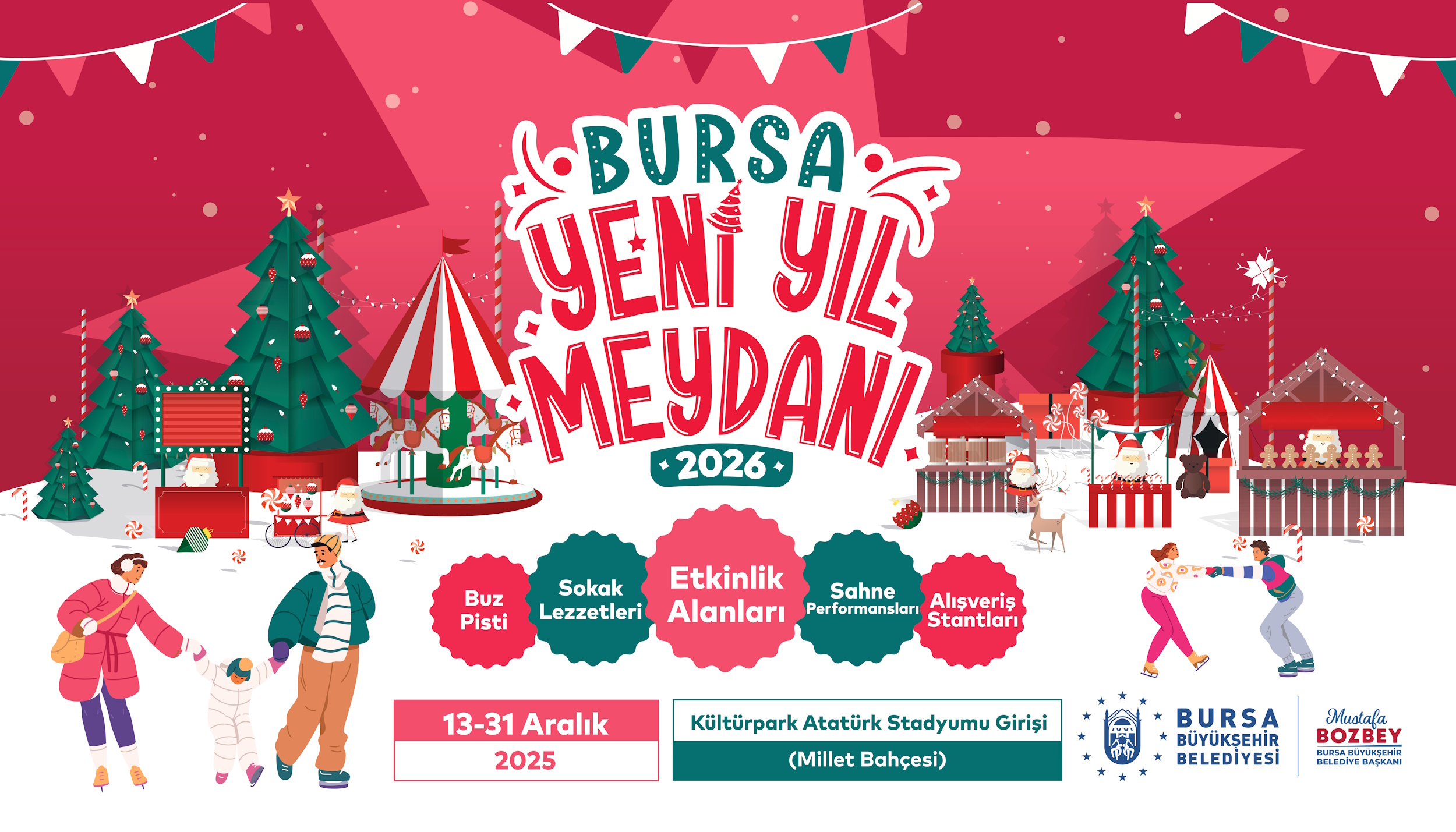 Bursa yeni yıl coşkusuna hazır