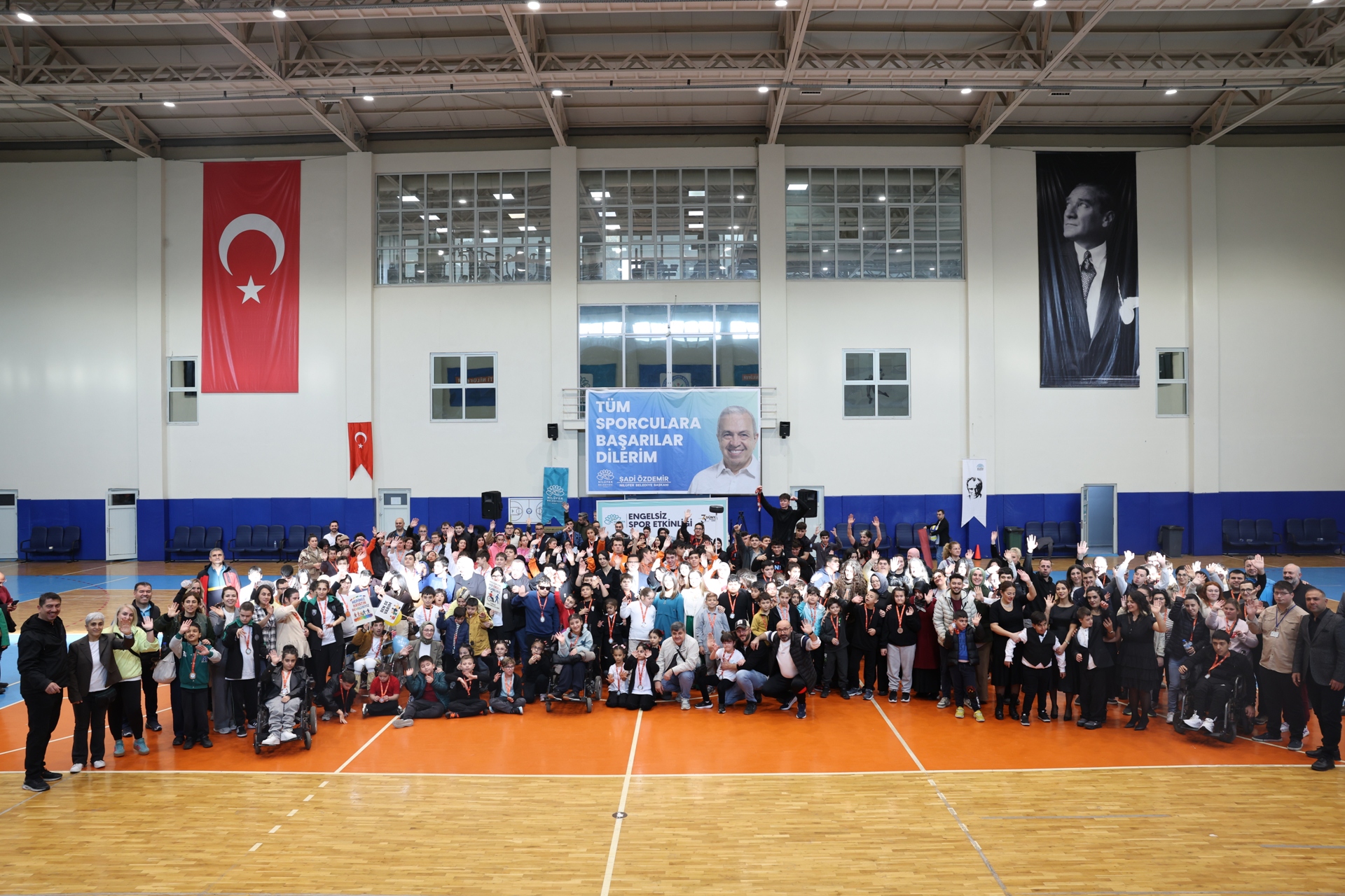 Nilüfer’de engeller sporla aşıldı