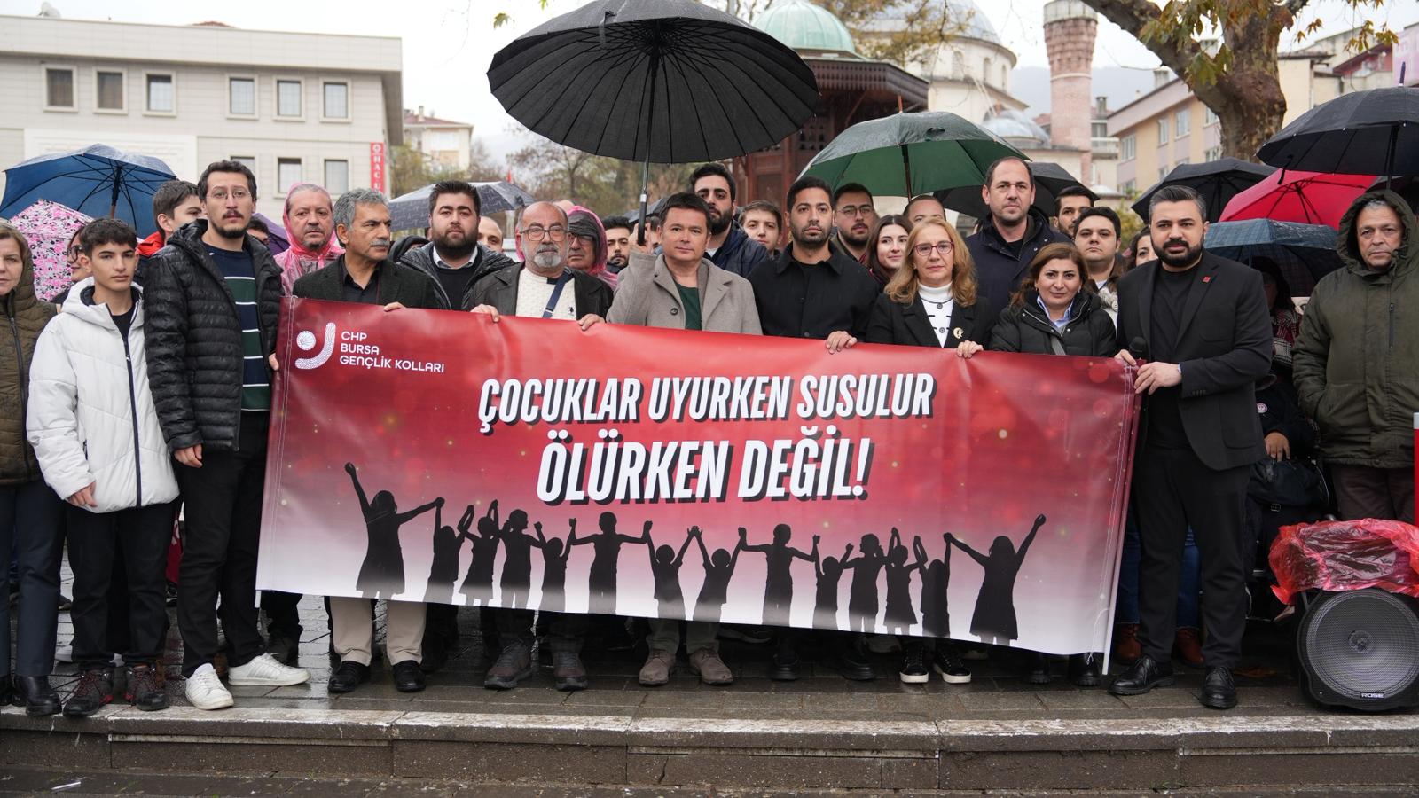 Chp gençlik kollarından MESEM protestosu