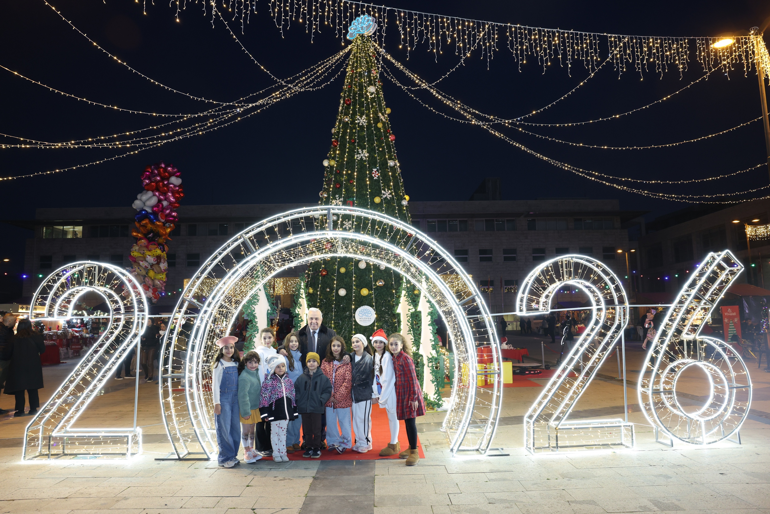 Nilüfer’de yeni yıl coşkusu başladı