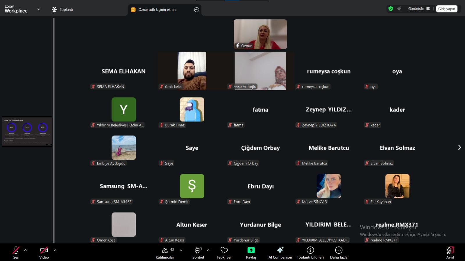 YILDIRIM’DA ÇOCUK SAĞLIĞI MASAYA YATIRILDI