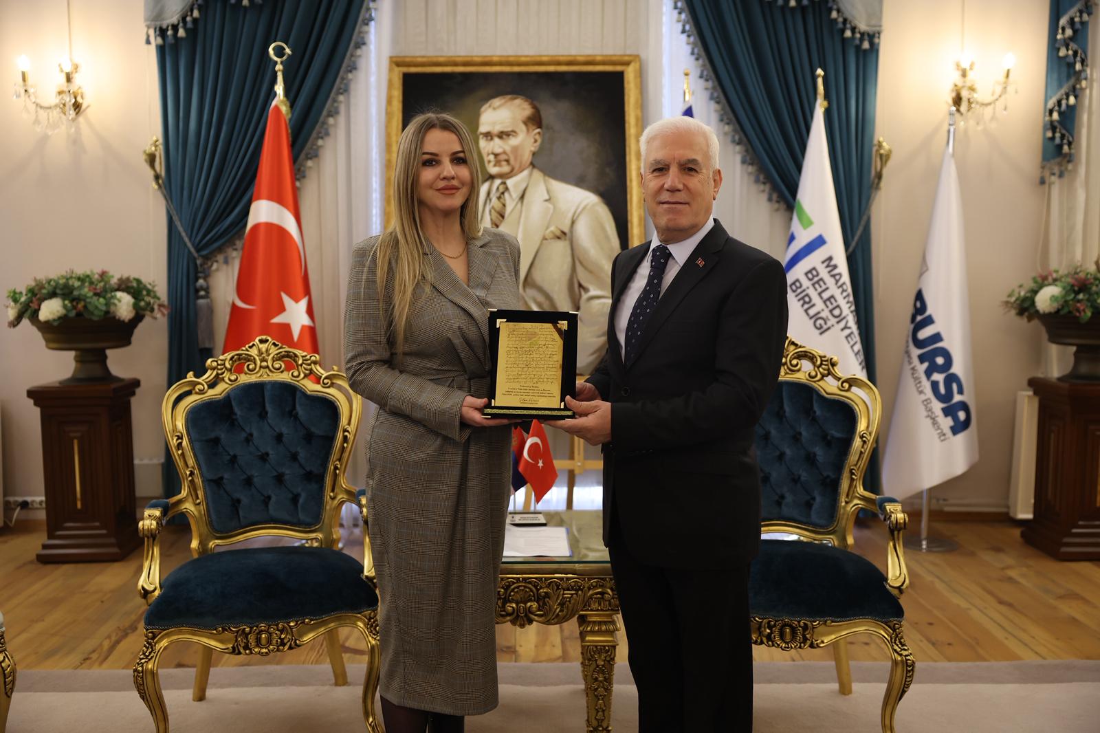 Bursa ile Sırbistan arasında dostluk köprüsü