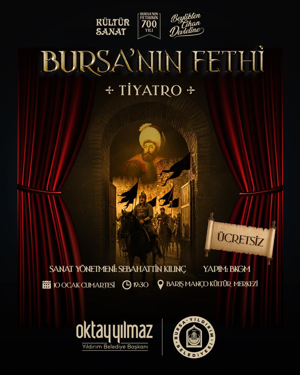 BURSA’NIN FETHİ YILDIRIM’DA KONUŞULACAK