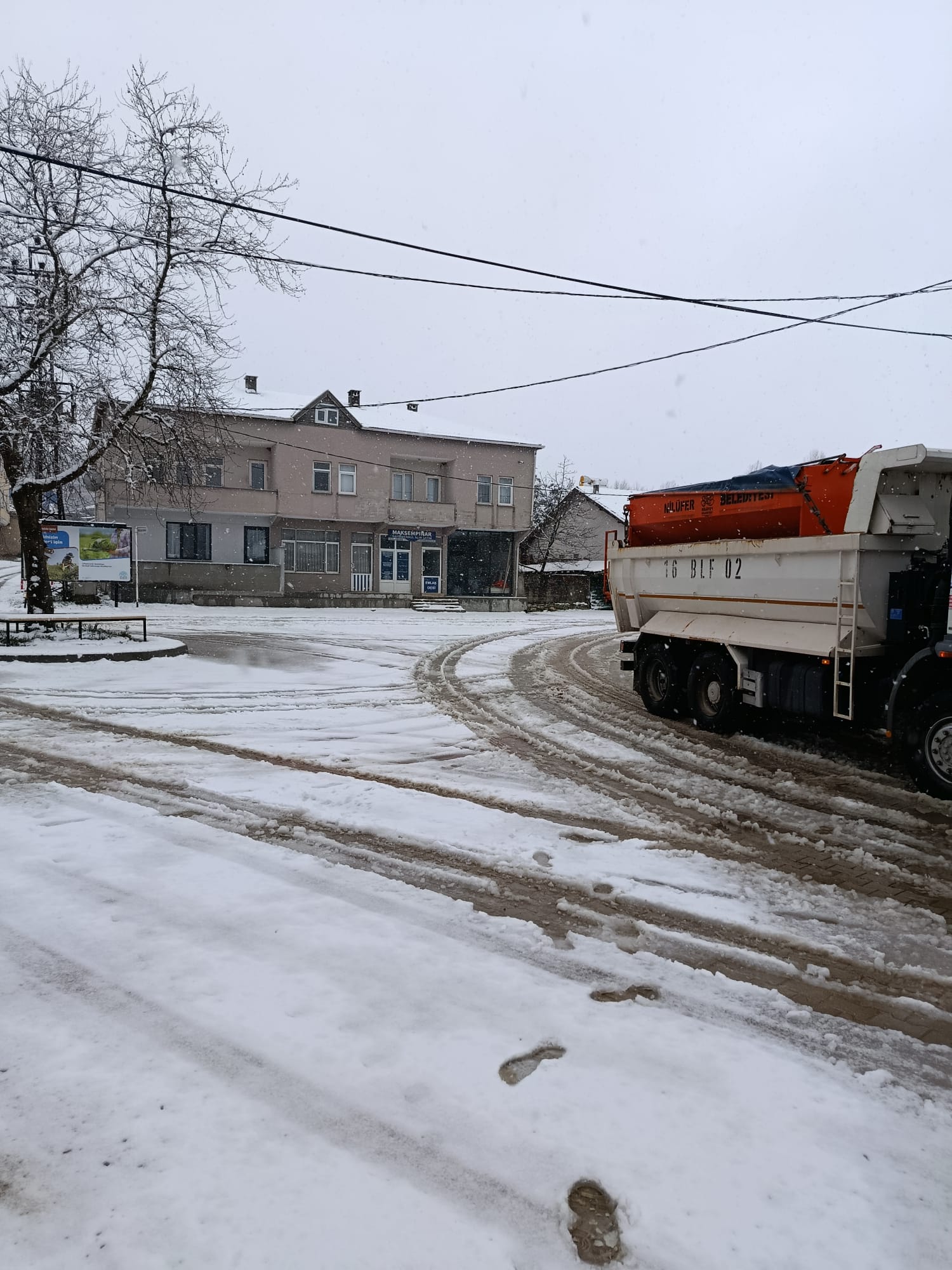 Nilüfer’de kar mesaisi