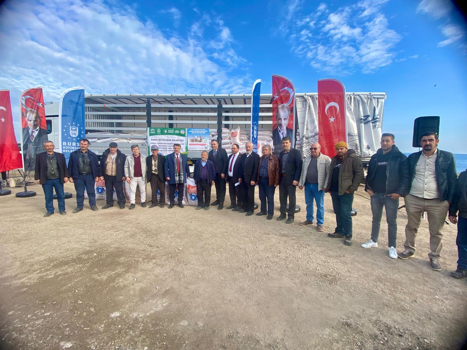 Bursa Büyükşehir’in kırsal kalkınma destekleri sürüyor