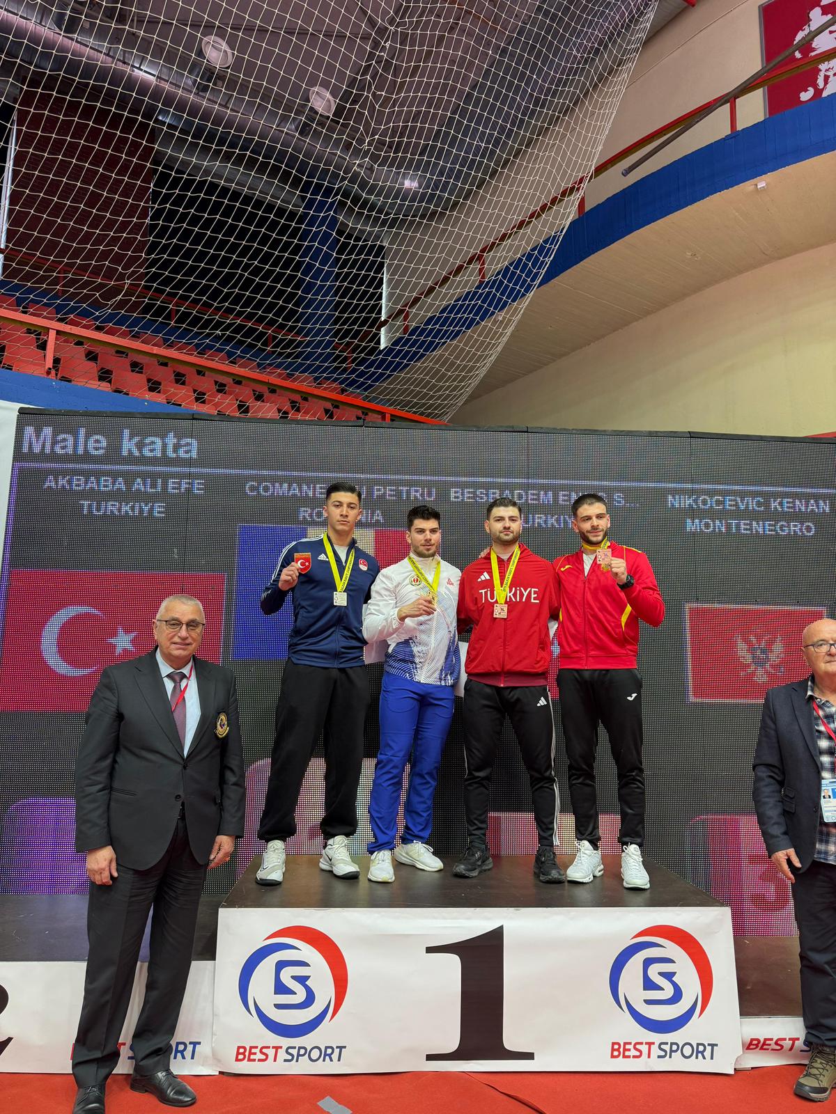 Belediyesporlu karateci Beşbadem, Balkan üçüncüsü