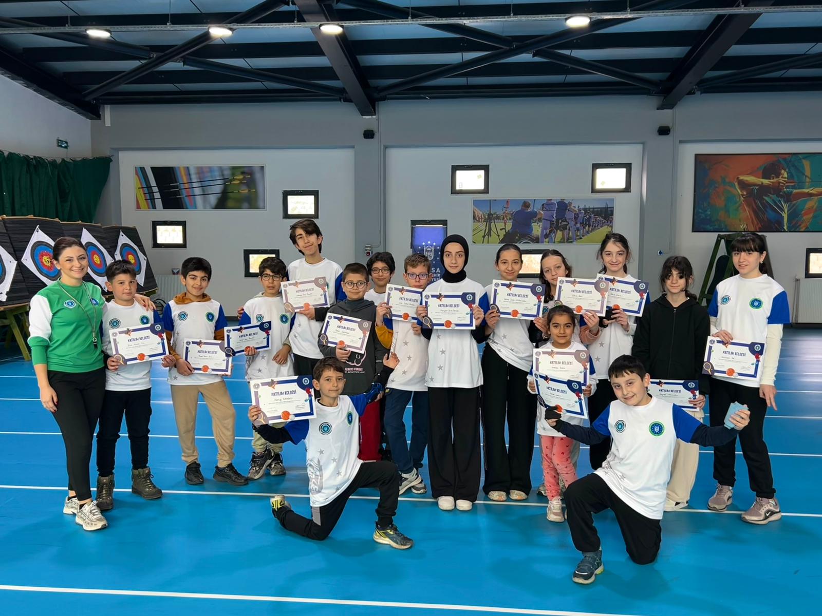 Kış Okullarında sertifika heyecanı